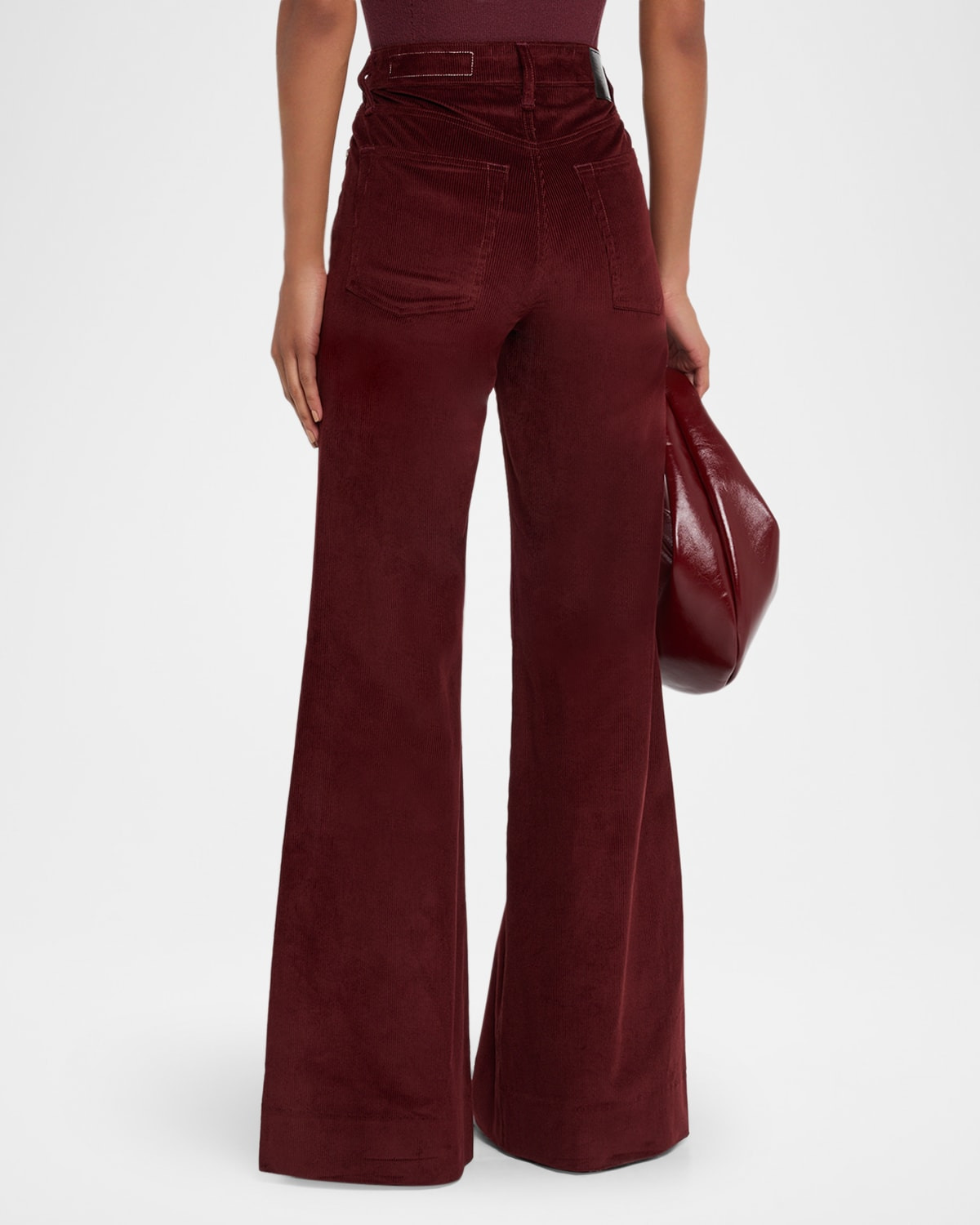 Skylar High-Rise Corduroy Trousers - 3
