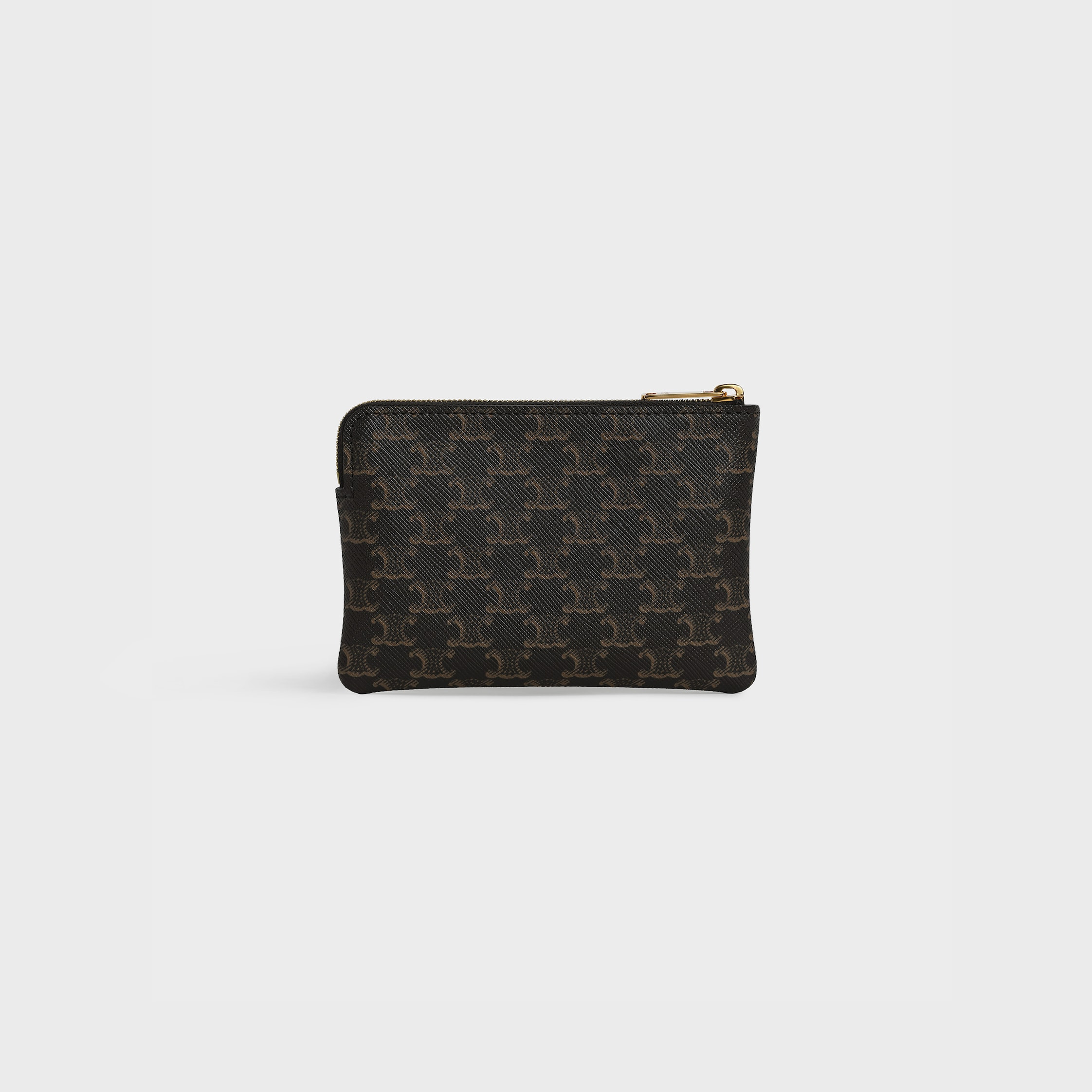 Coin & Card Pouch in Triomphe Canvas - 3
