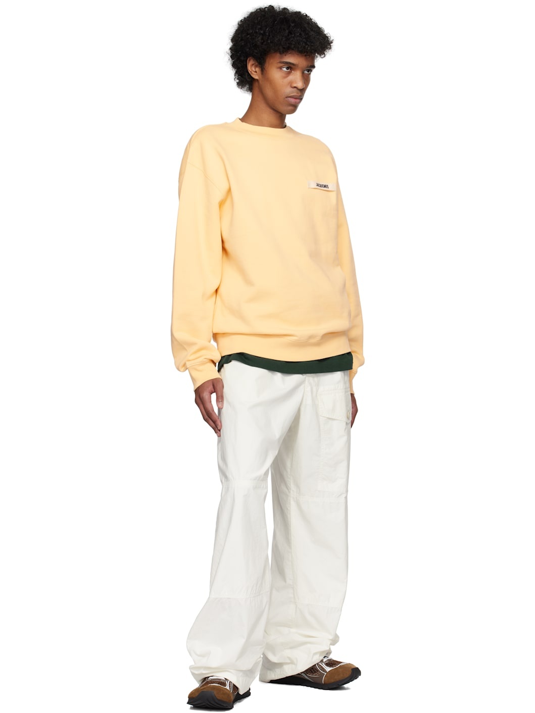 Beige 'The Gros Grain' Sweatshirt - 4