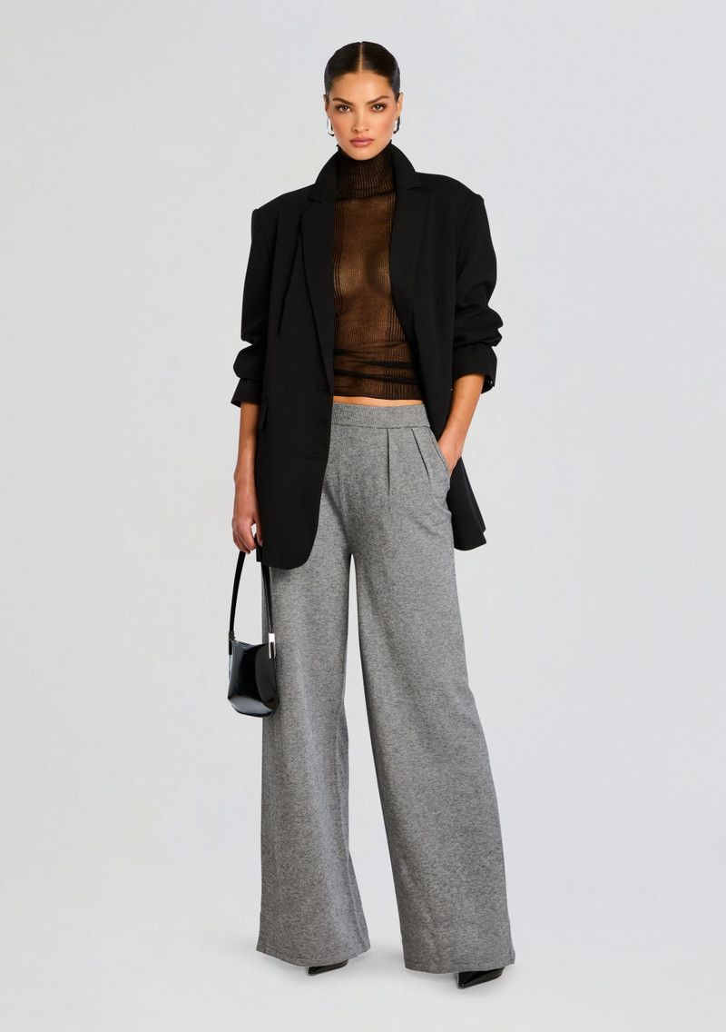 RETROFÊTE ALYA KNIT PLEATED TROUSERS outlook