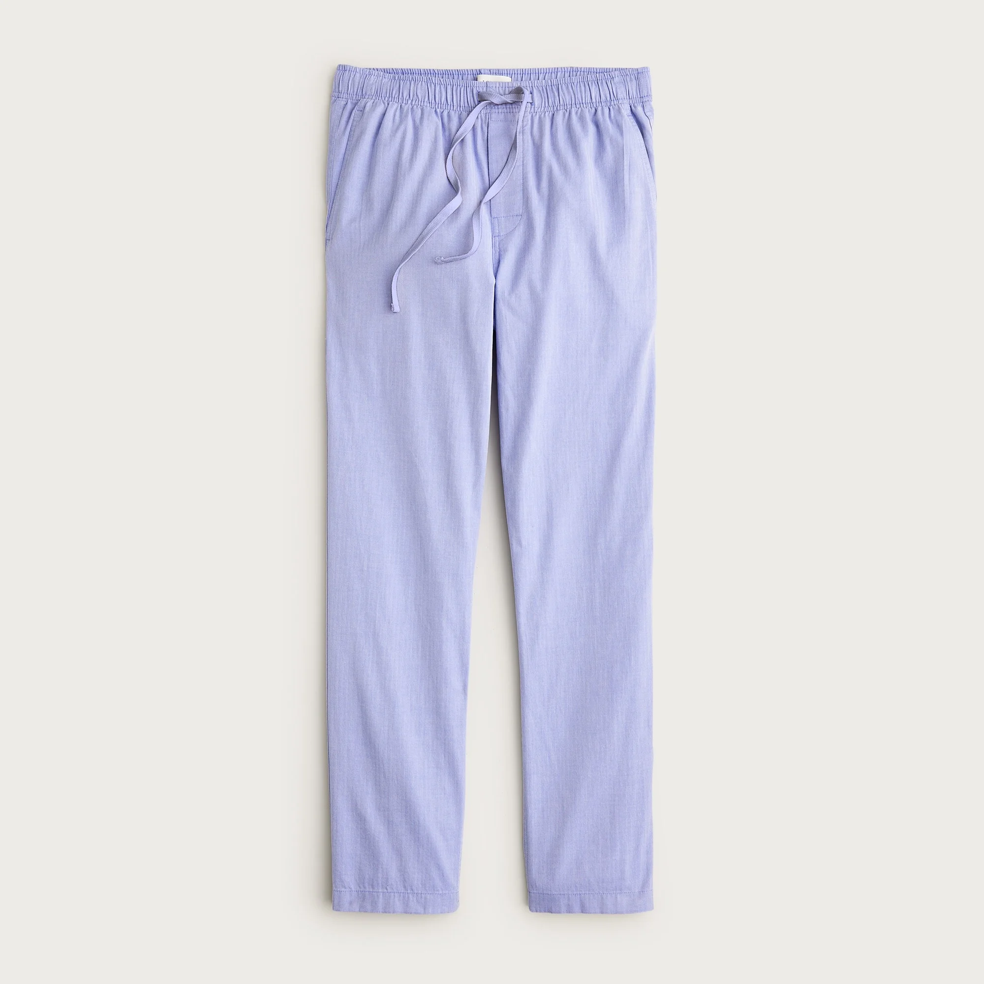 Pajama pant in cotton herringbone - 1