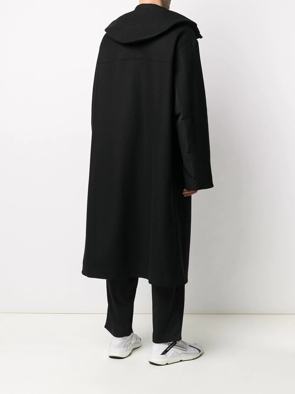 CH3 hooded long coat - 4