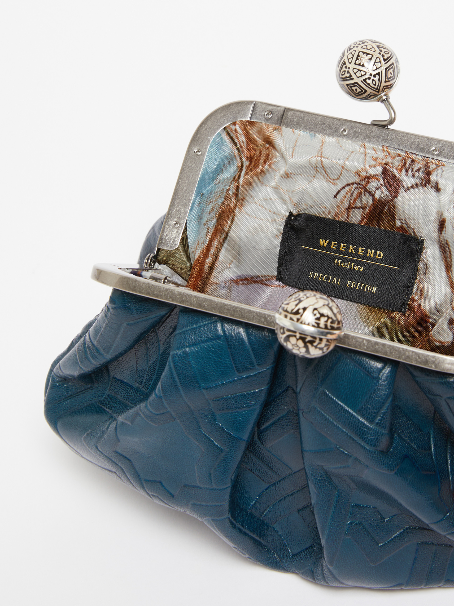 SPANISHHERITAGE Small smooth leather Pasticcino Bag - 6