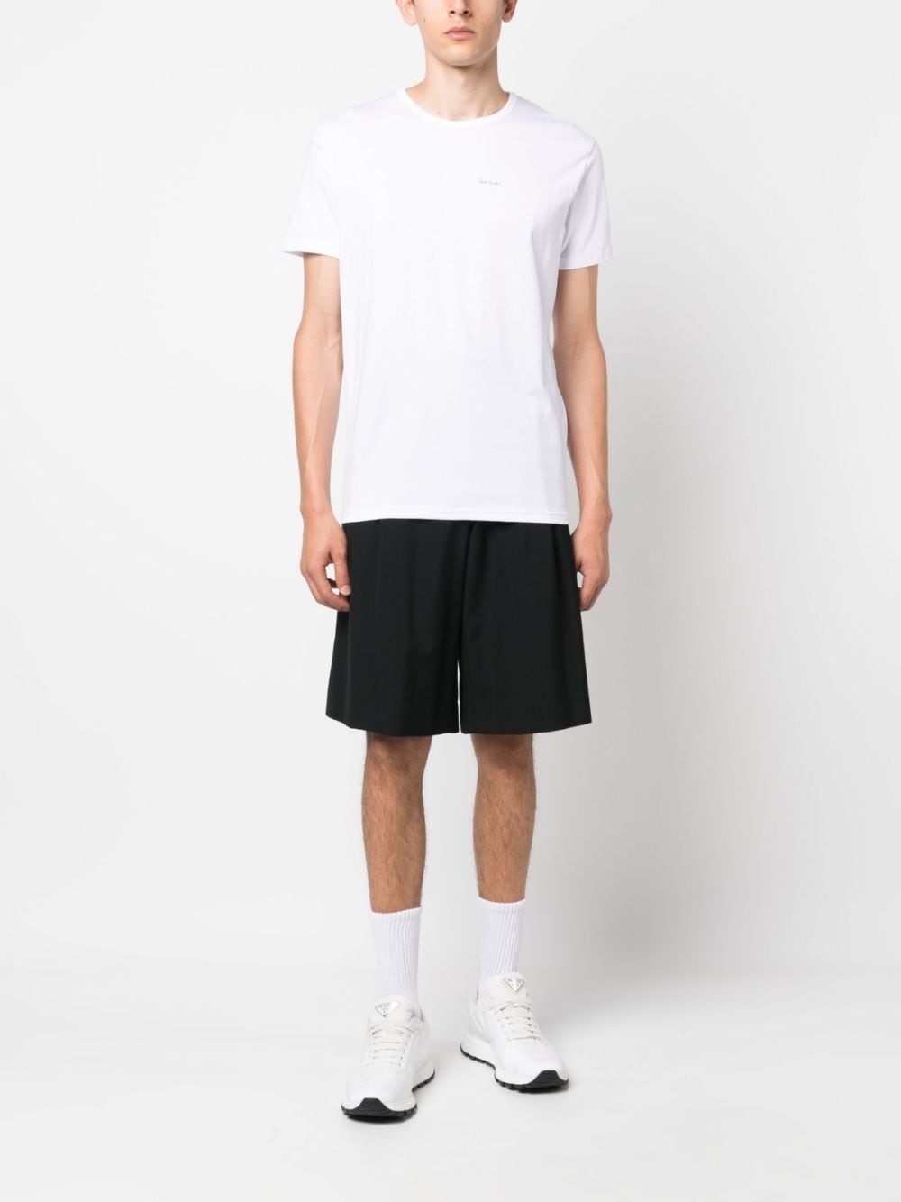 logo-print cotton T-shirt - 2