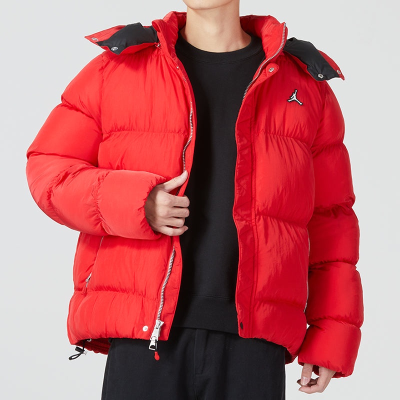 Air Jordan Classic Flying  Windproof Padded Jacket Men's Red DQ8105-612 - 3