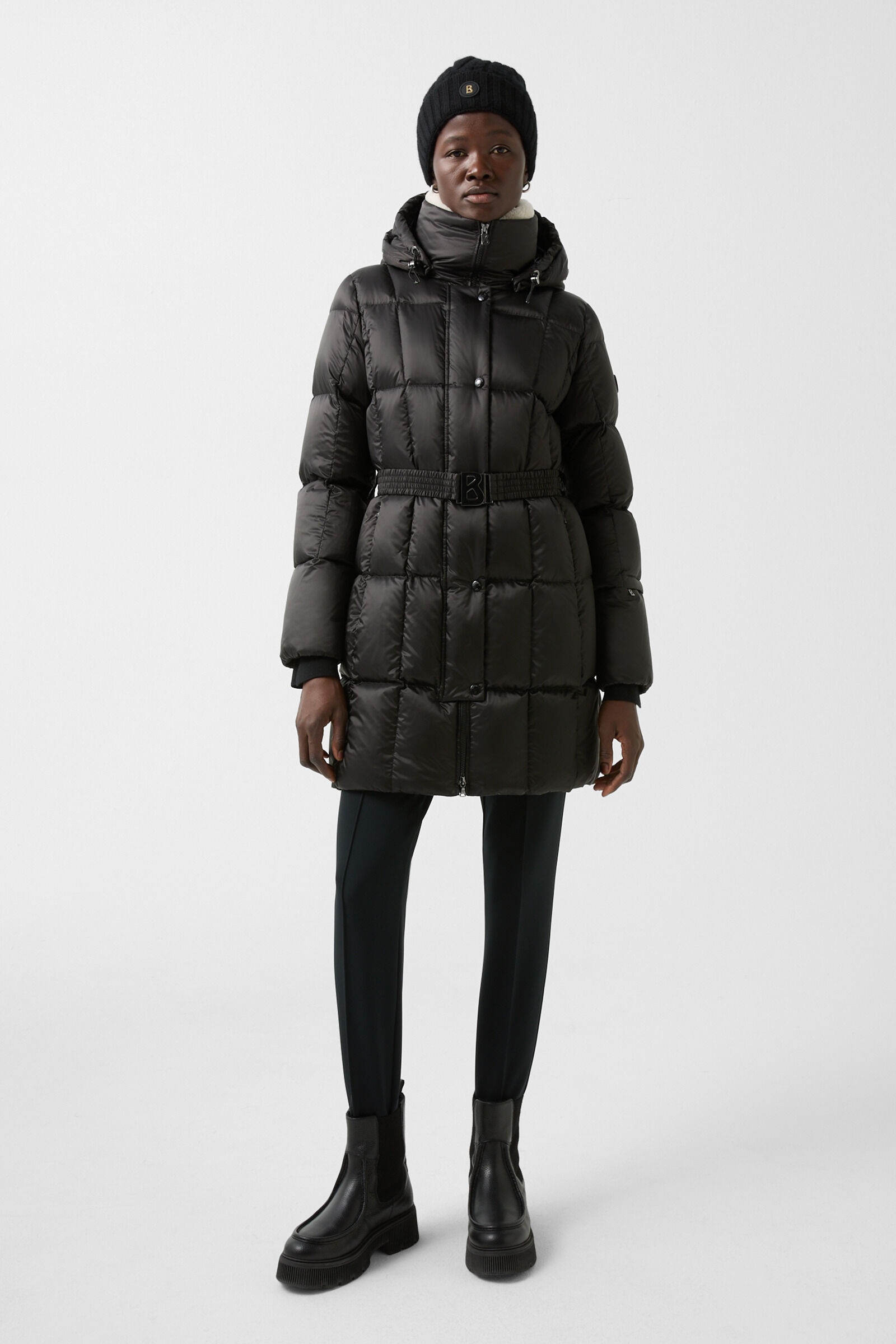 Nicci Down coat in Black - 4