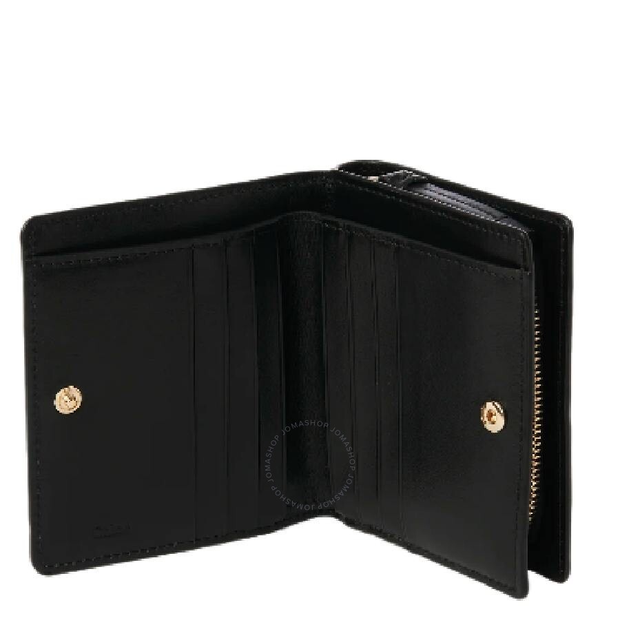 Chloe Soft Leather Logo Embroidered Sense Compact Wallet - 3