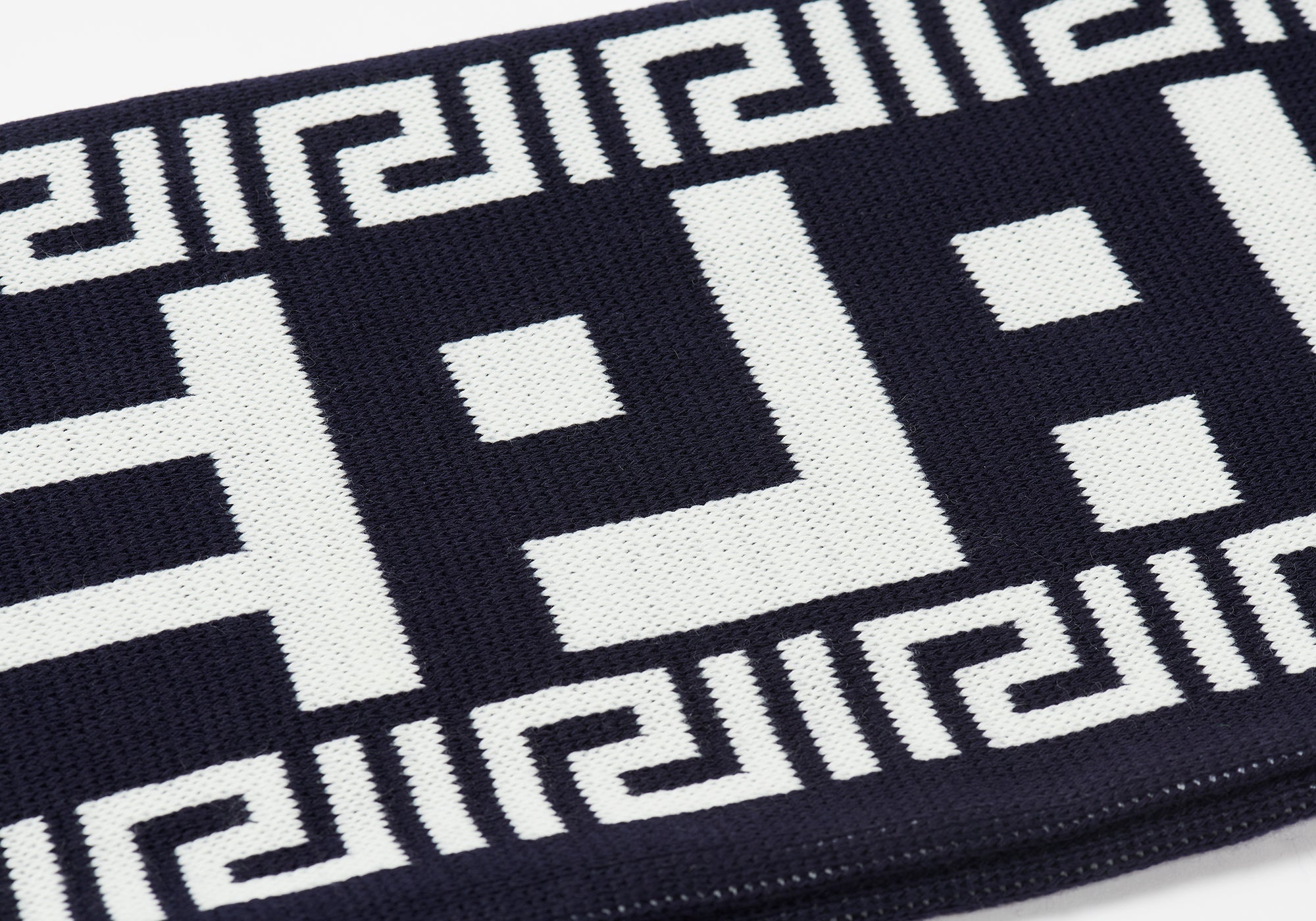 MAJOR FRET SCARF NAVY / CREAM - 2