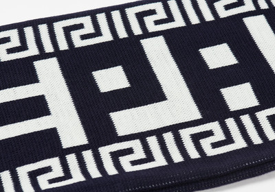 PALACE MAJOR FRET SCARF NAVY / CREAM outlook