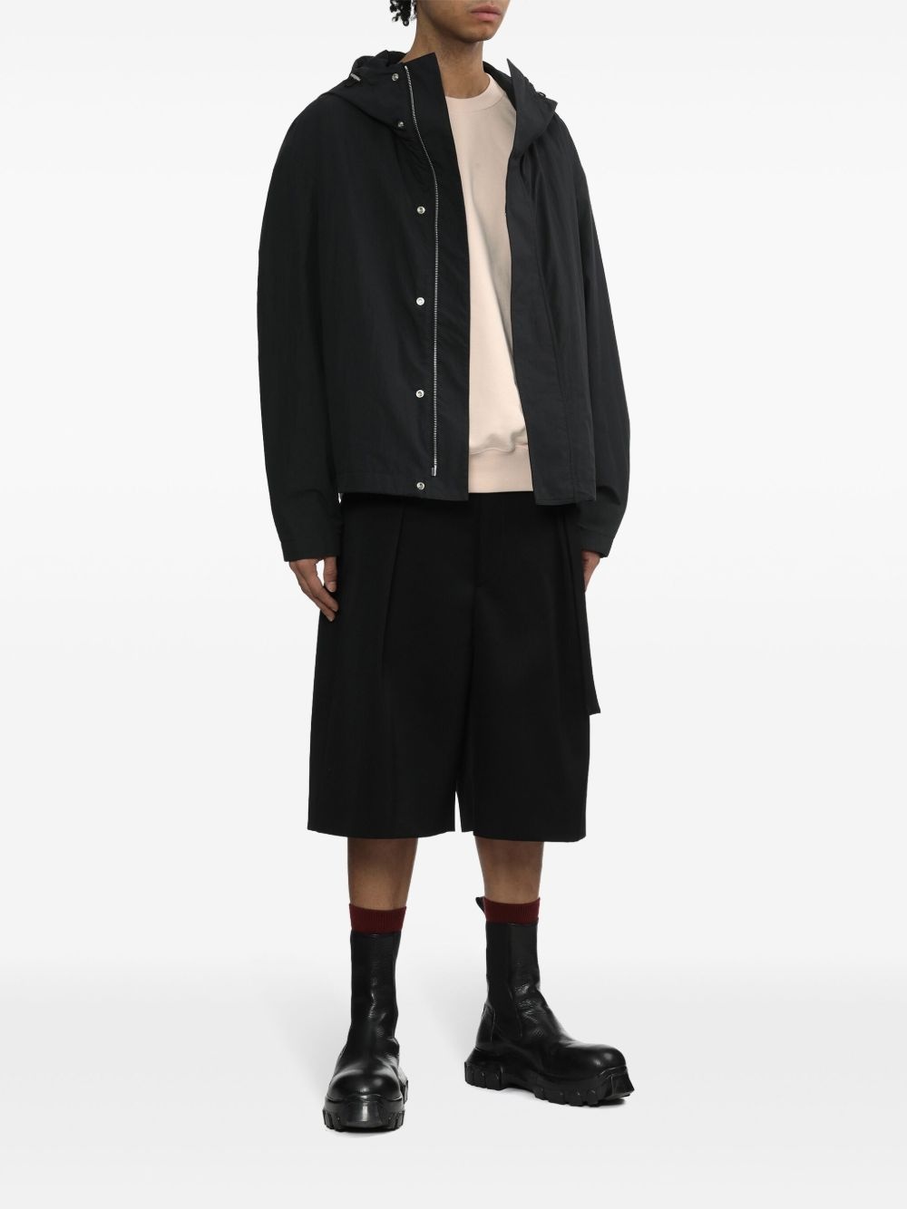 Hooded long sleeve jacket - 2