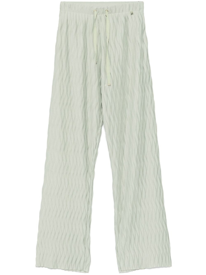 wrinkled-effect trousers 1