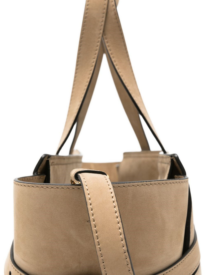 Moschino Tie Me leather handbag outlook