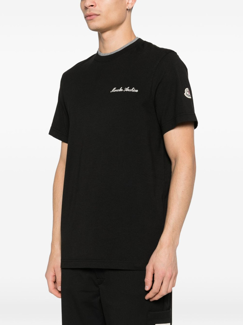 logo-embroidery T-shirt 3