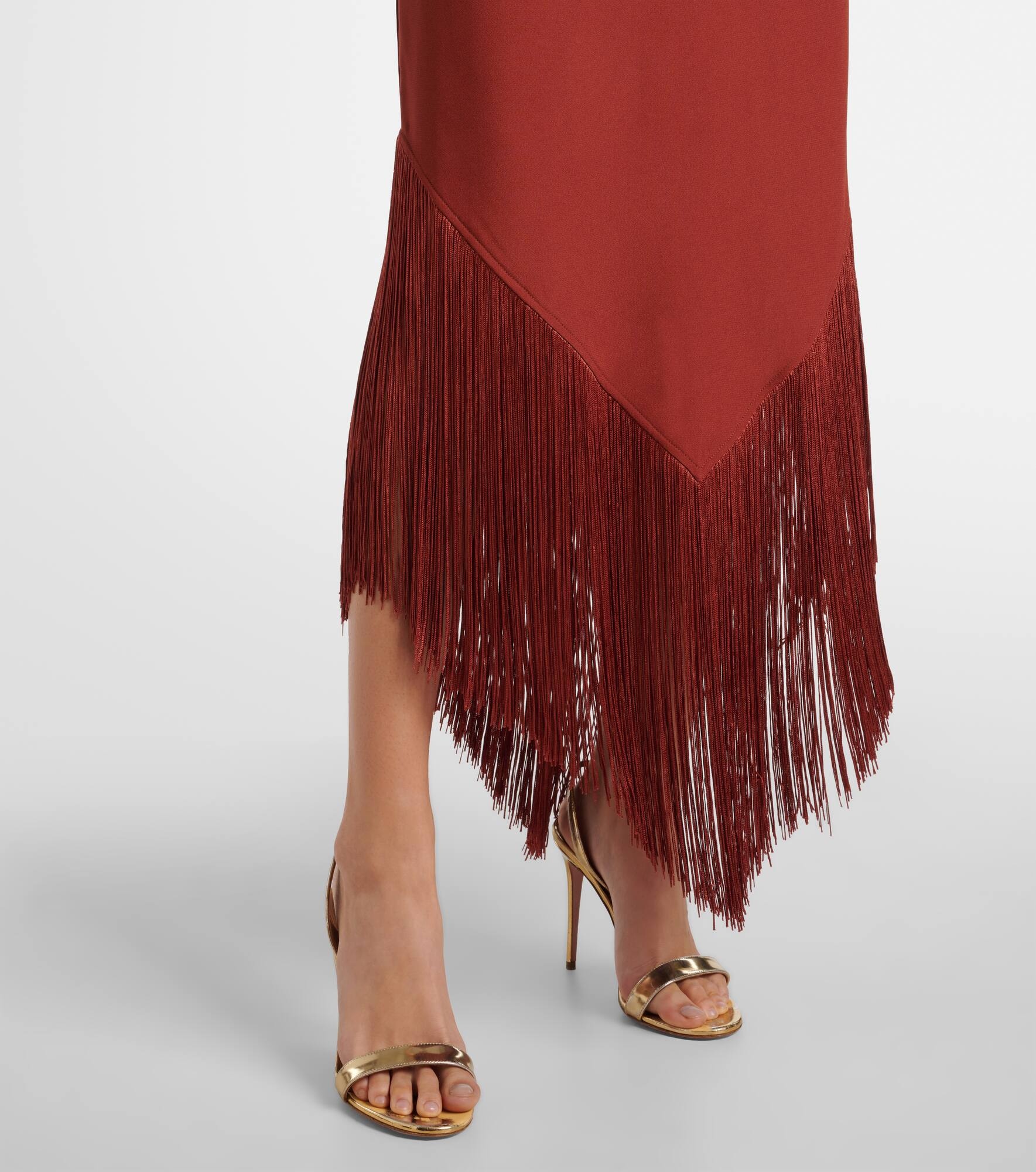 Nina crêpe cady maxi dress - 6