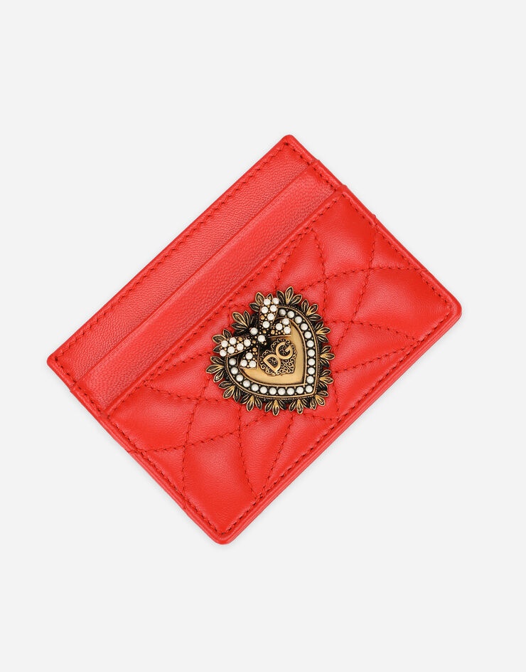 Devotion card holder in quilted nappa leather - 4