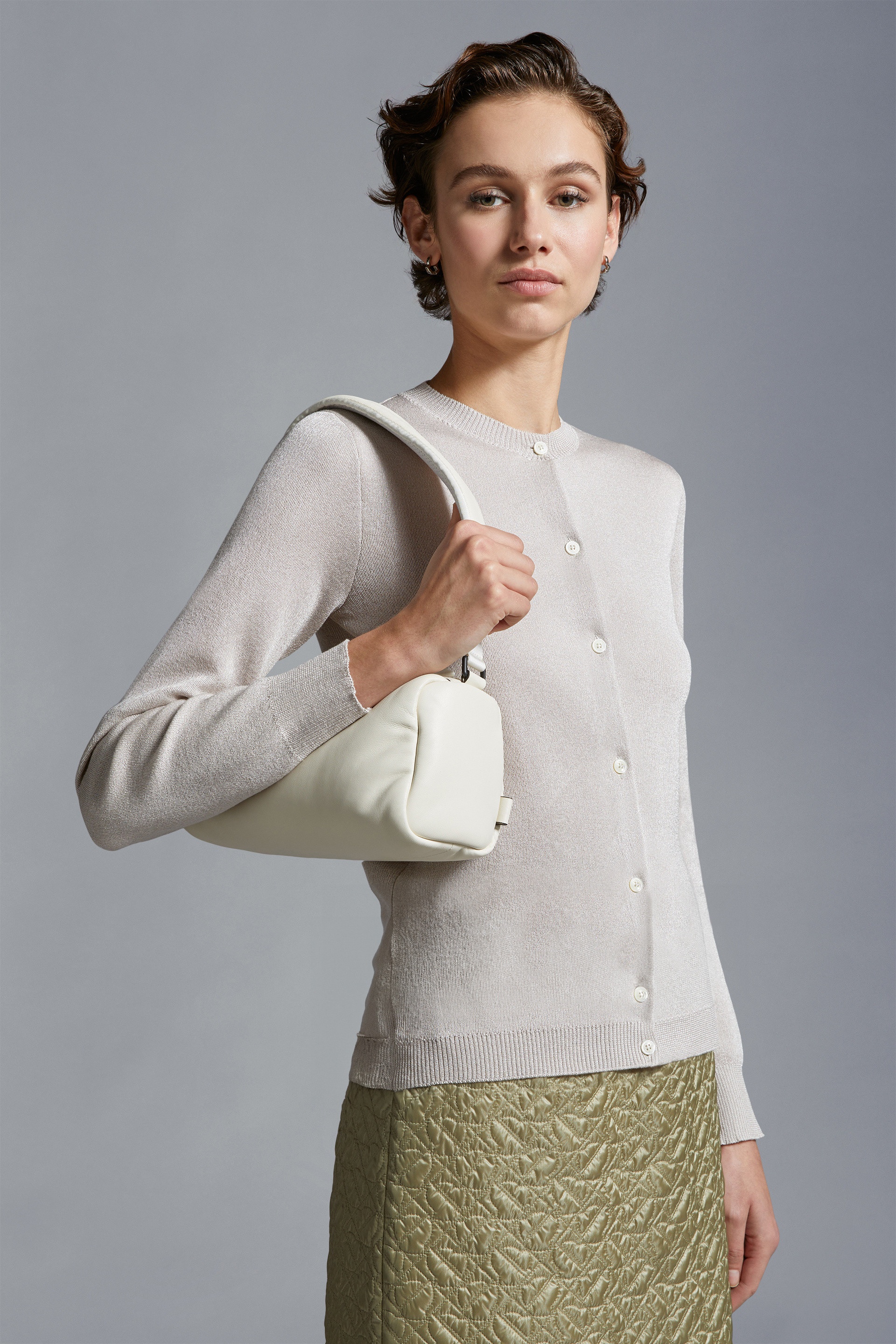 Cotton Blend Cardigan - 2
