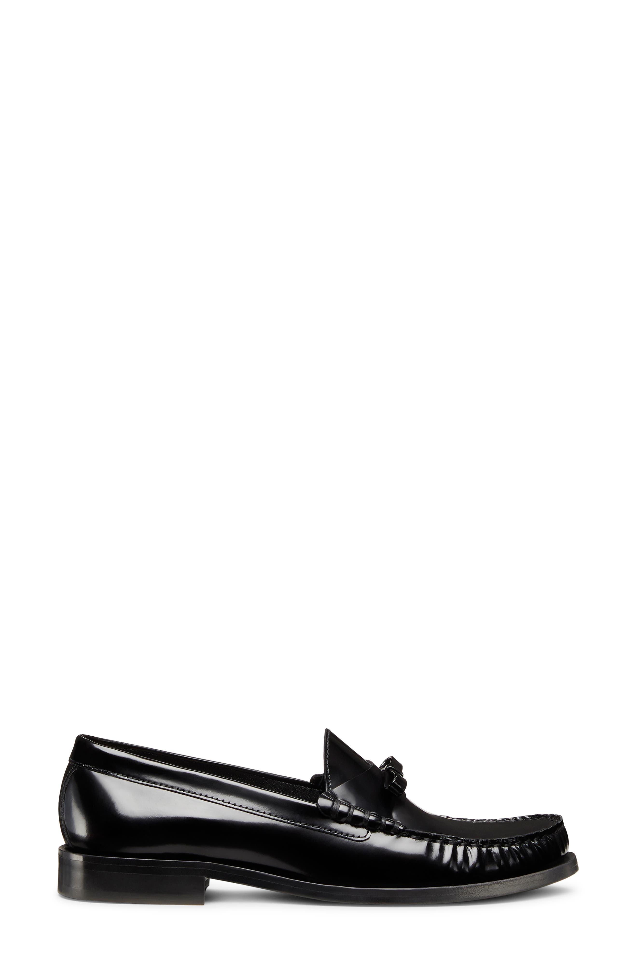 Stuart Weitzman Lottie Bow Loafer in Black at Nordstrom - 3