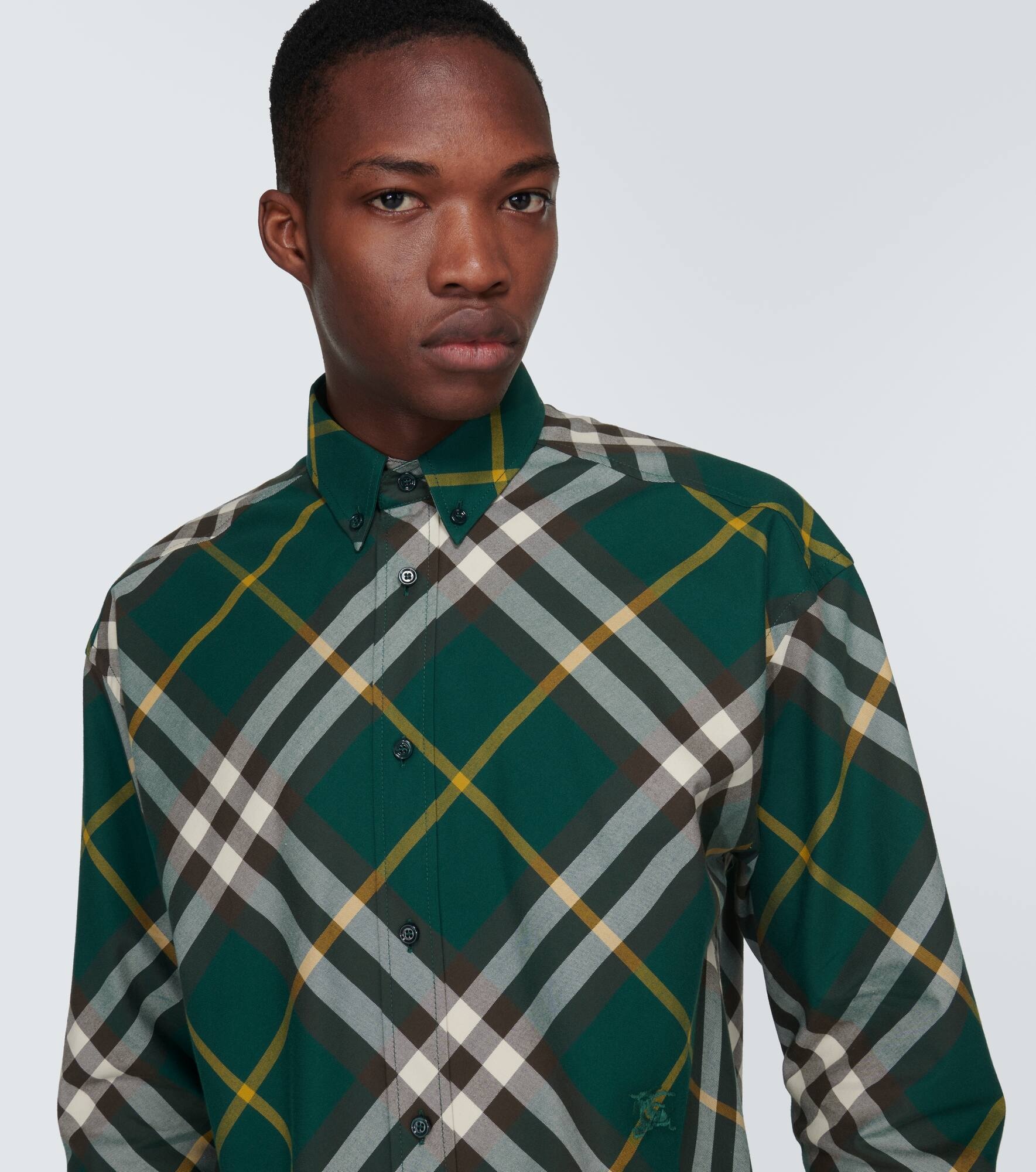 Burberry Burberry Check cotton shirt | mytheresa | REVERSIBLE