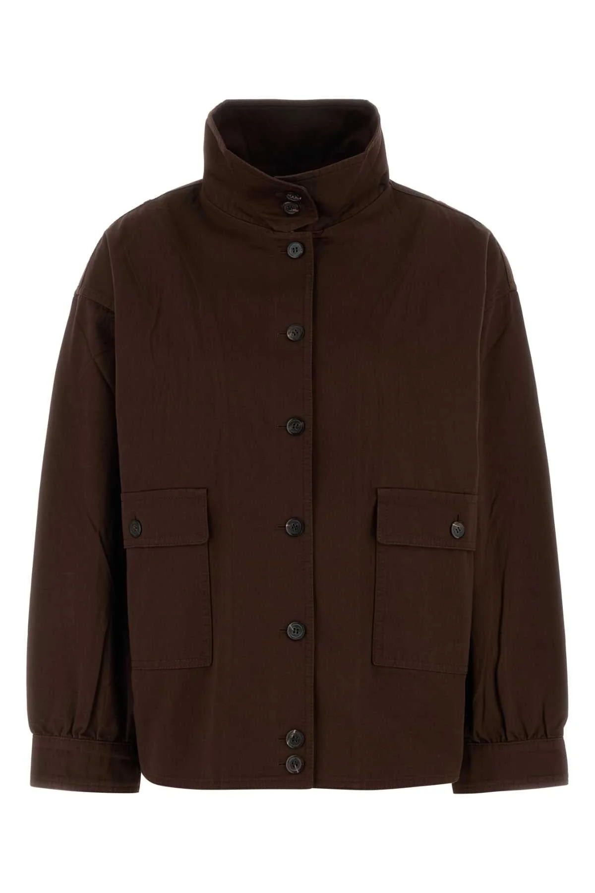 Prada Women Brown Gabardine Jacket - 1