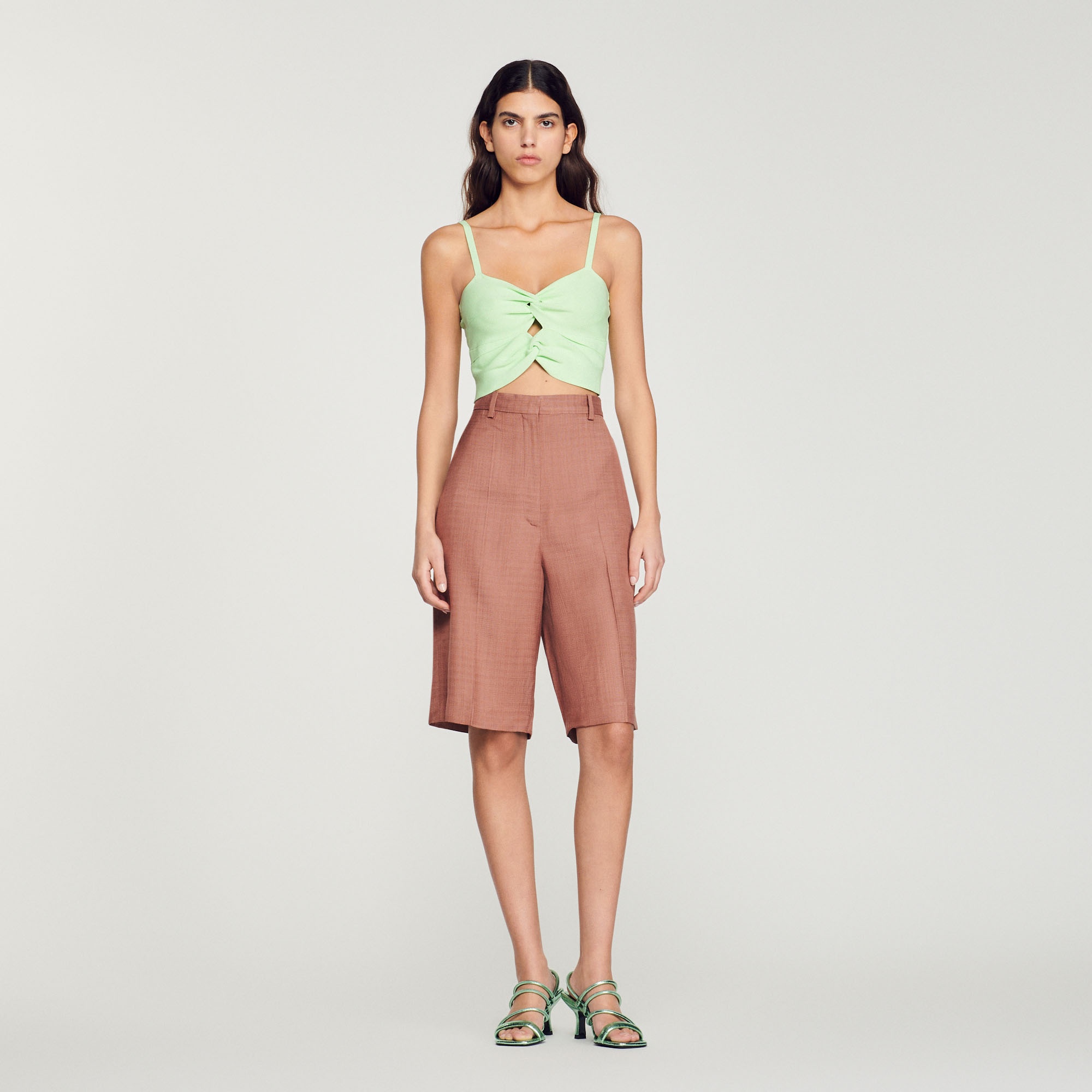 Tied crop top - 3