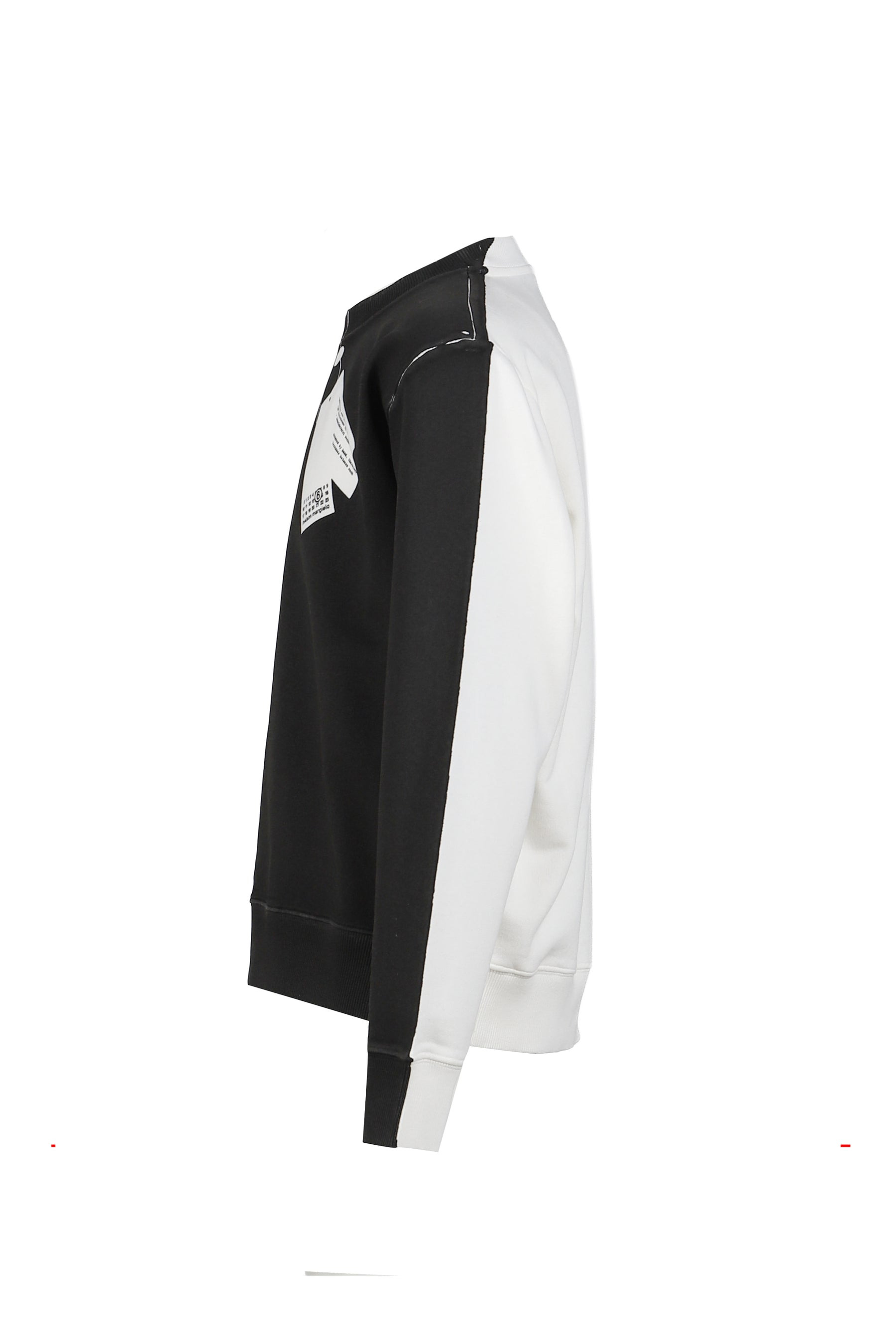 SWEATSHIRT / BLACK WHT - 3