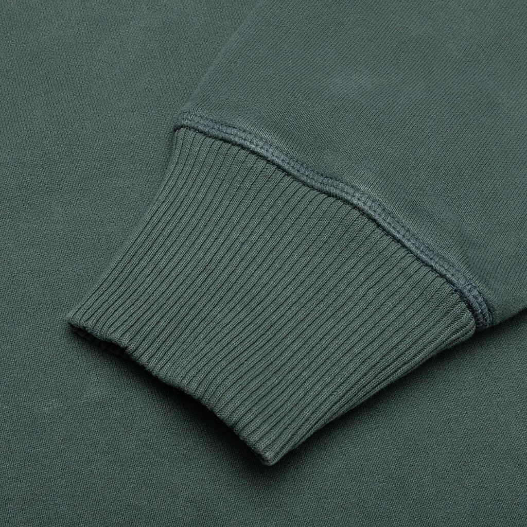 ACNE STUDIOS LOGO SWEATSHIRT - PINE GREEN - 3