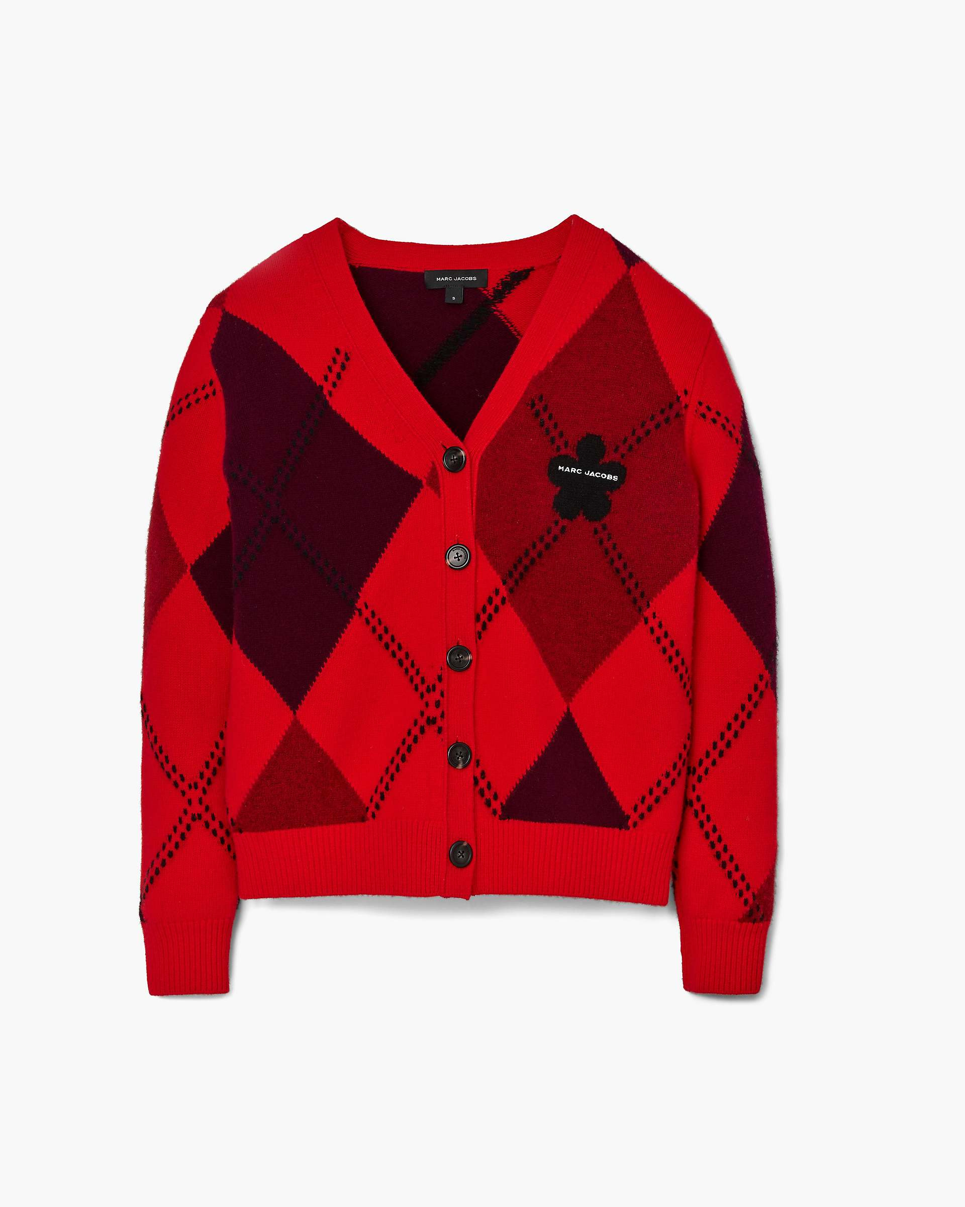 PREPPY DAISY ARGYLE CARDIGAN - 2