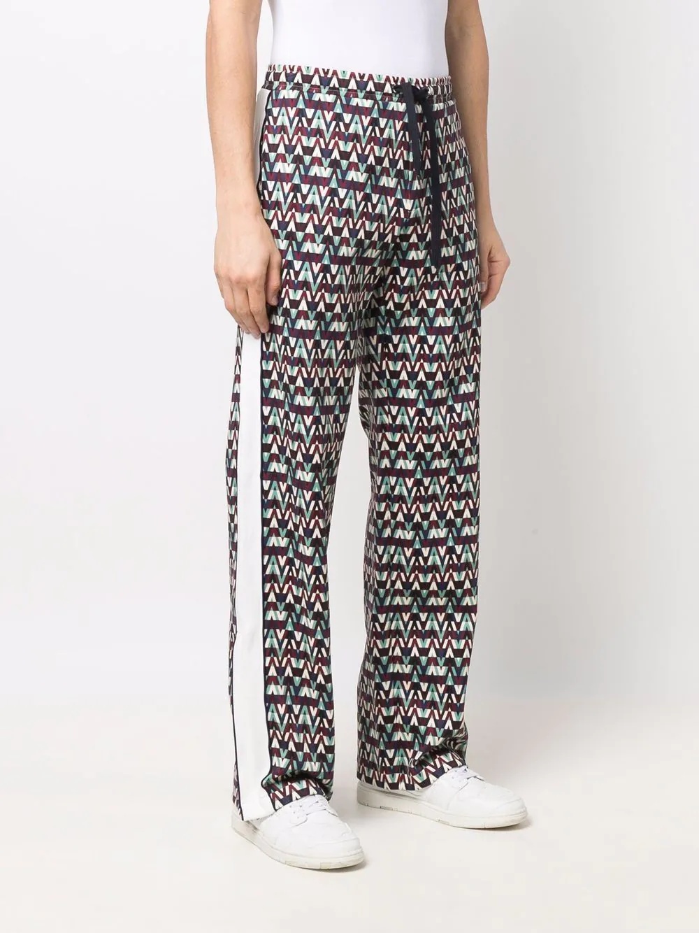 Optical Valentino-print track pants - 3