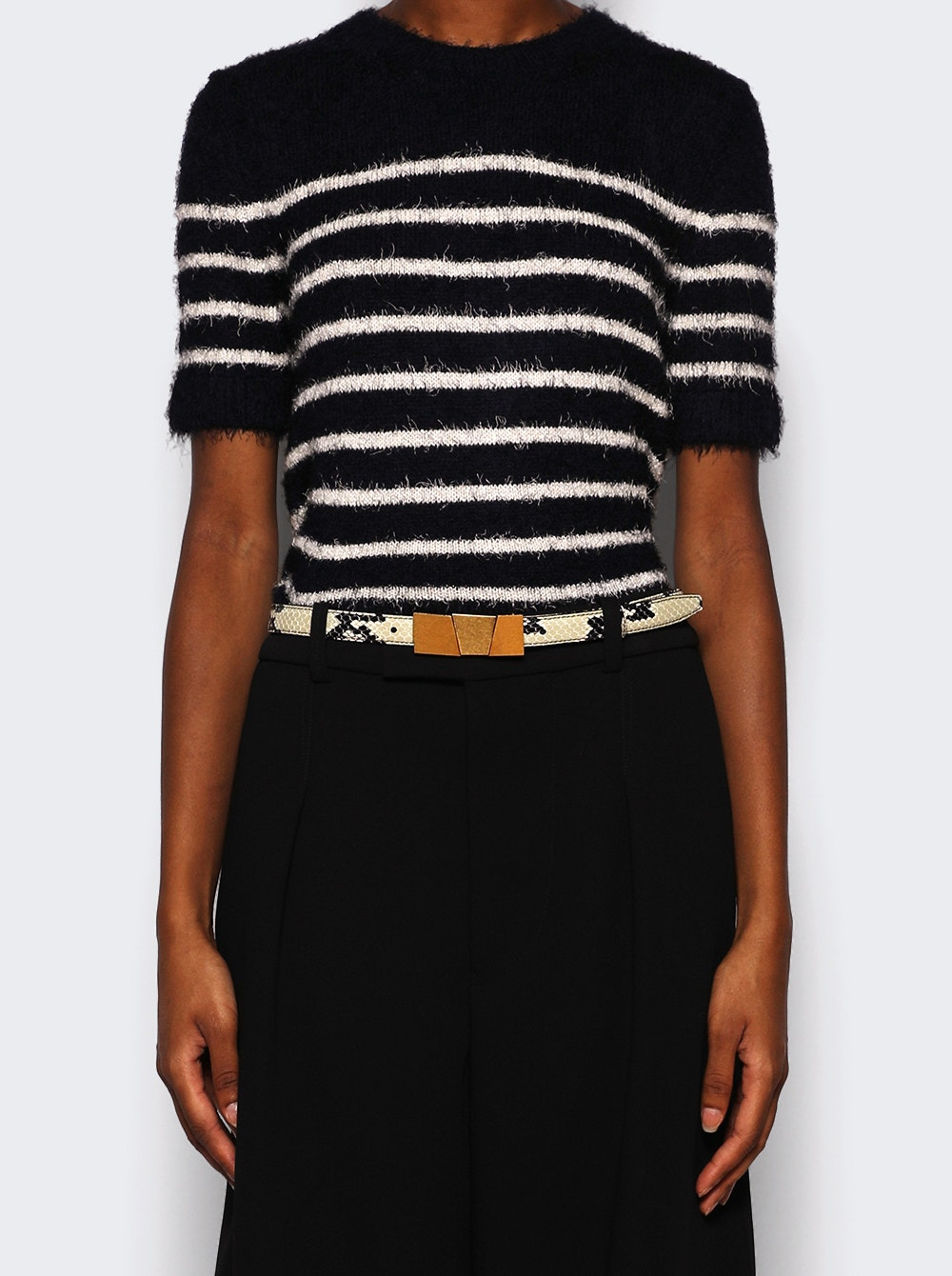The Small Axel Belt  natural Python With Antique Gold - 2