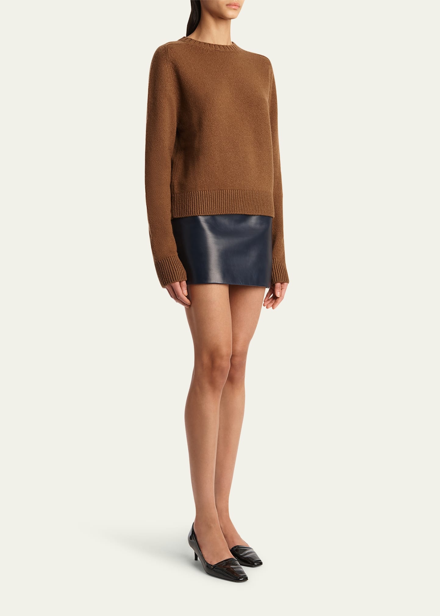Jett Leather Mini Skirt - 2
