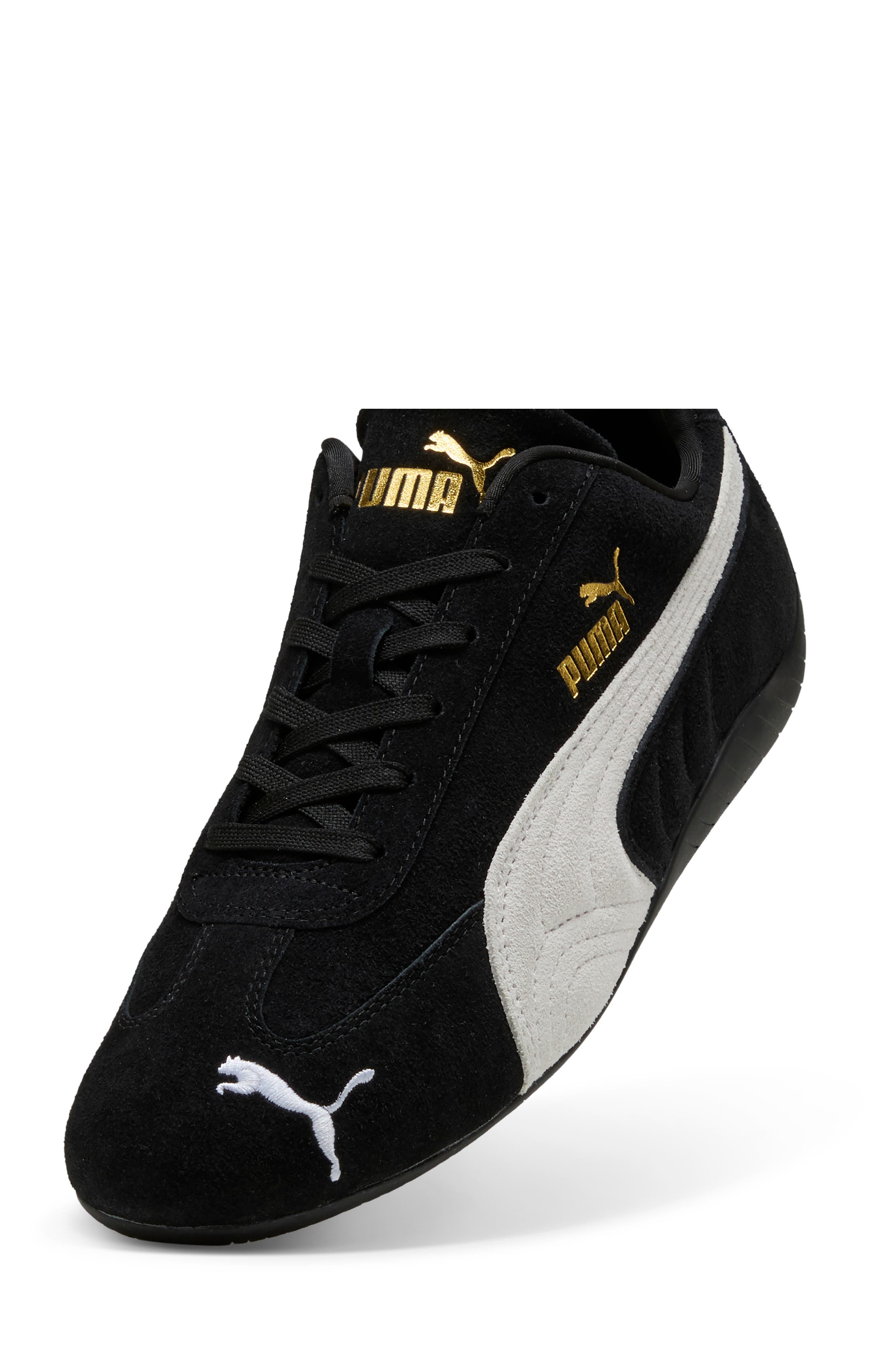 PUMA Speedcat OG Sneaker in Puma Black-Puma White at Nordstrom - 6