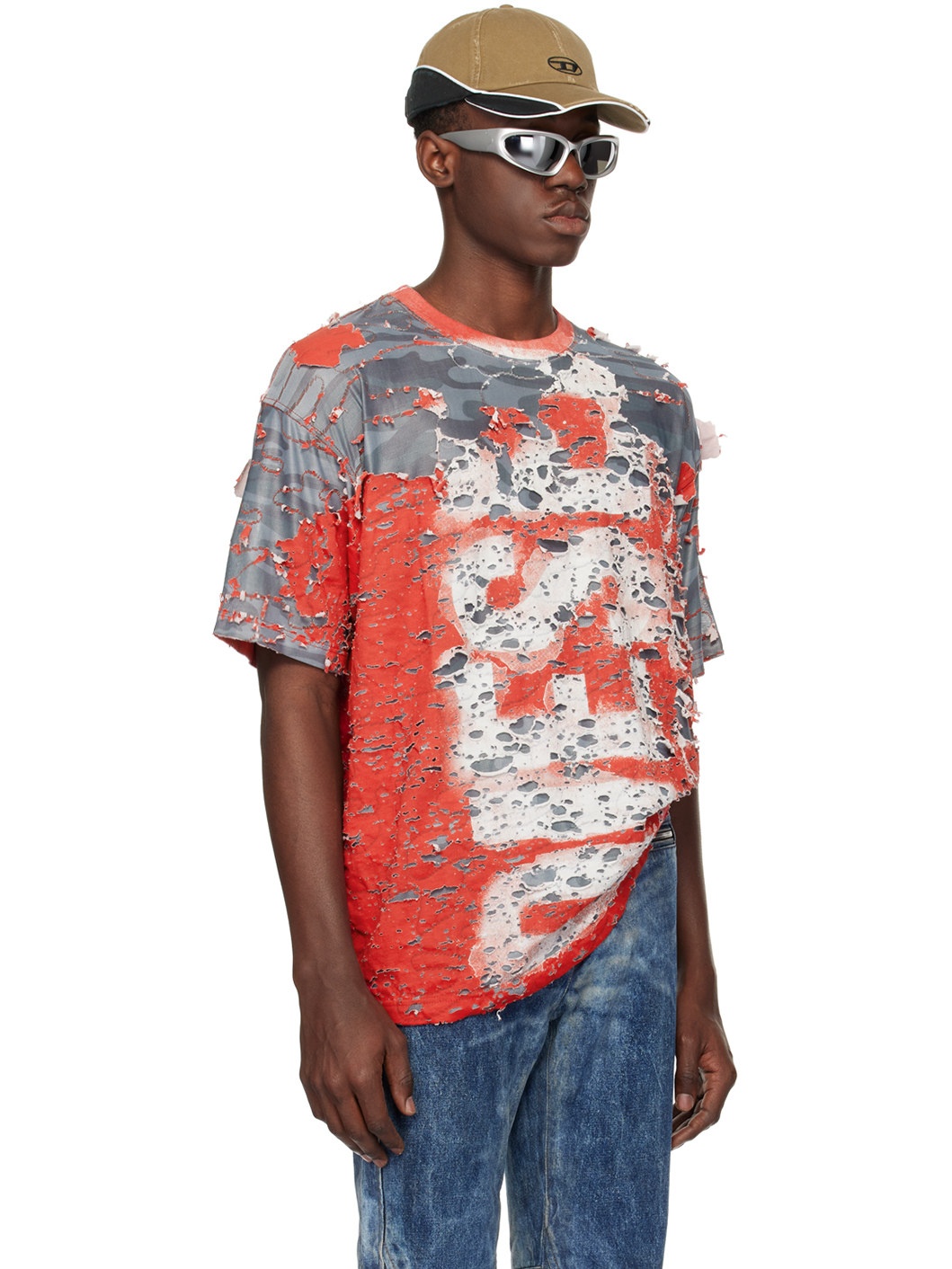 Red & Gray T-Boxt-Peel T-Shirt - 2