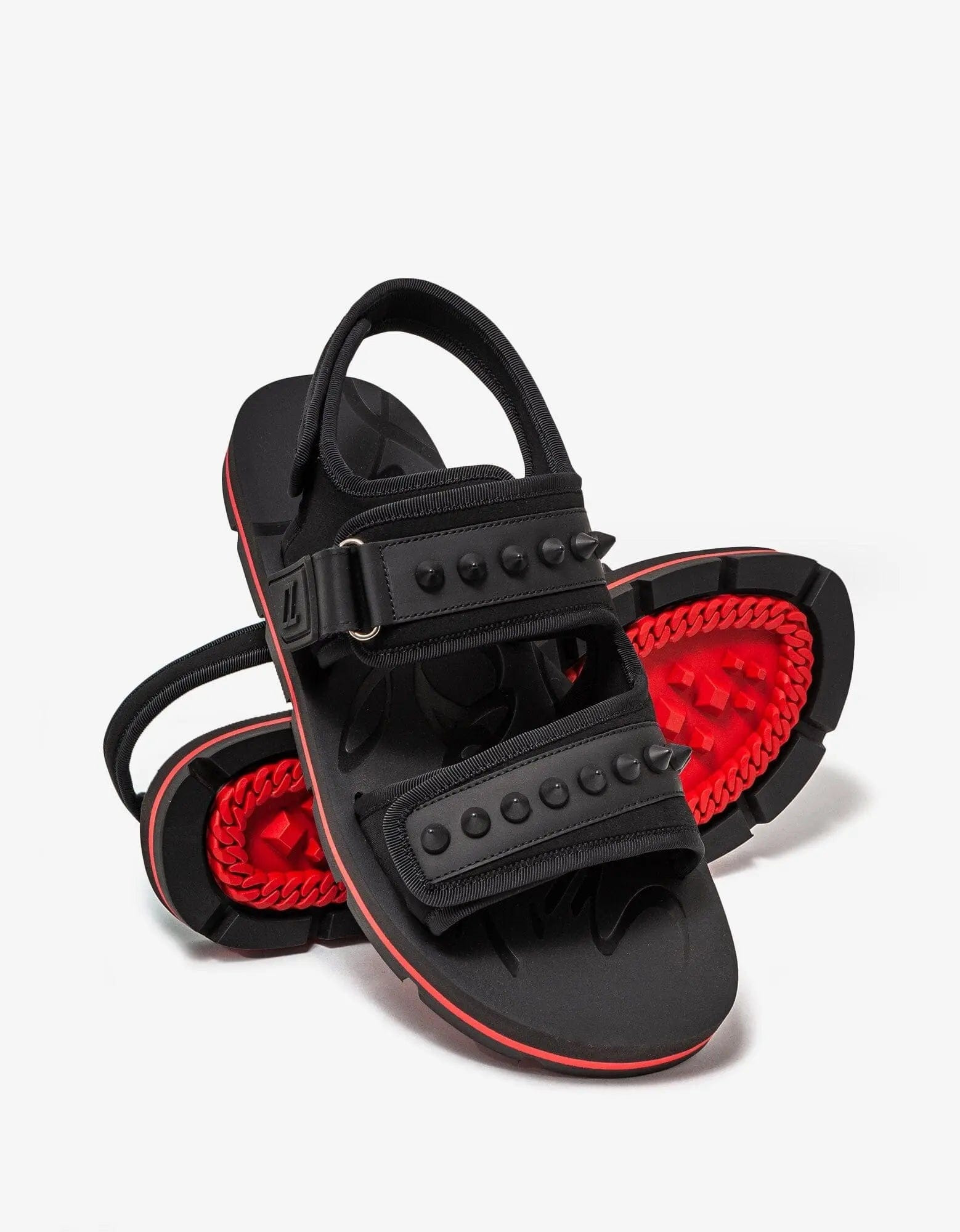 Christian Louboutin Siwa Flat Black Sandals - 4
