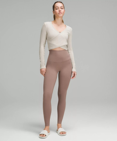 lululemon Wrap-Front Ribbed Long-Sleeve Top outlook