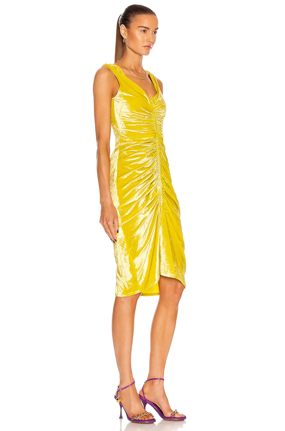 Velvet Stretch Dress - 2