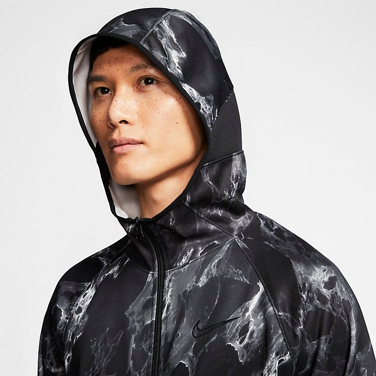 Nike Spotlight Marbled Fullzip Hoodie 'Black' BV9351-010 - 3