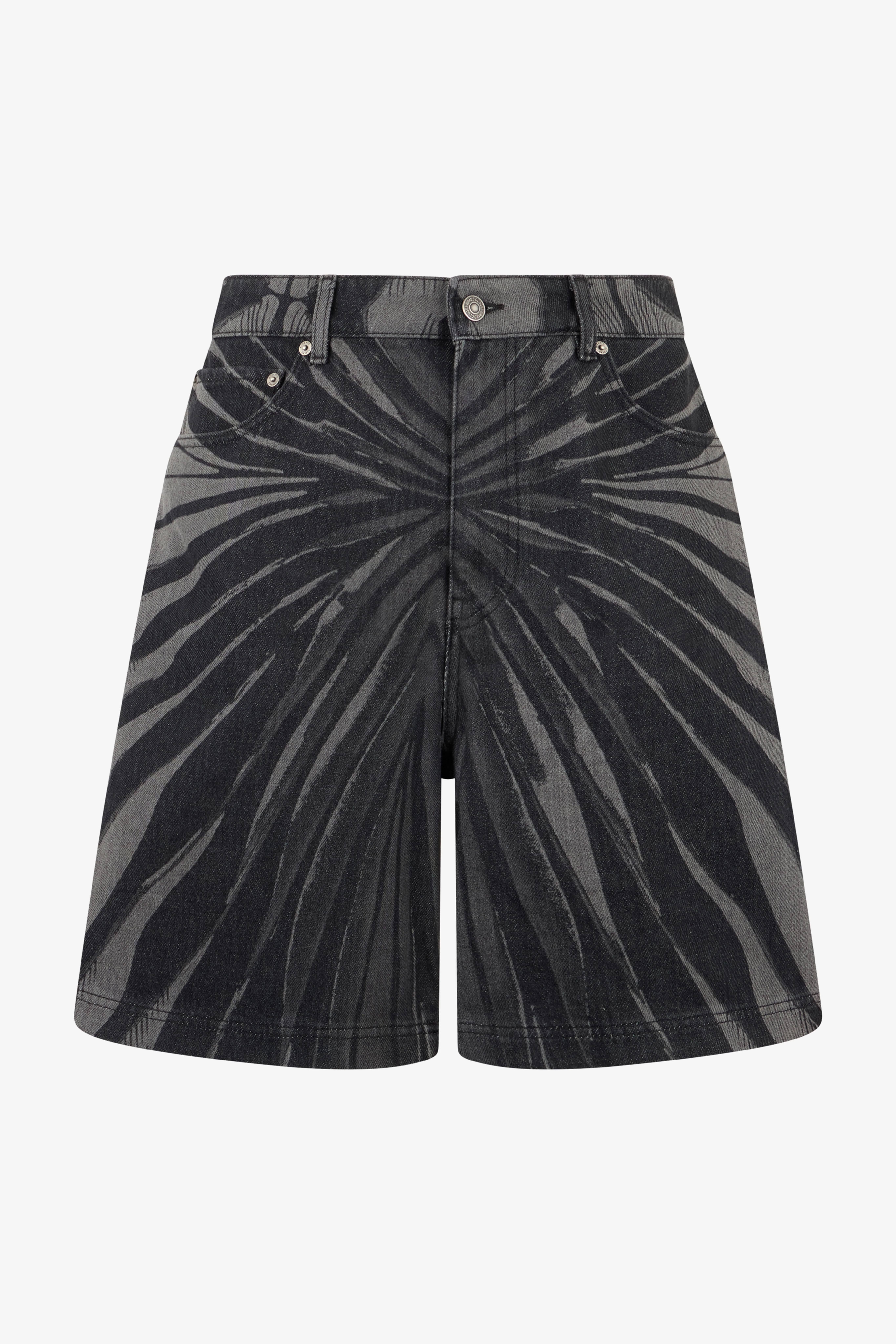 Ray Of Gold Print Bermuda Shorts - 1