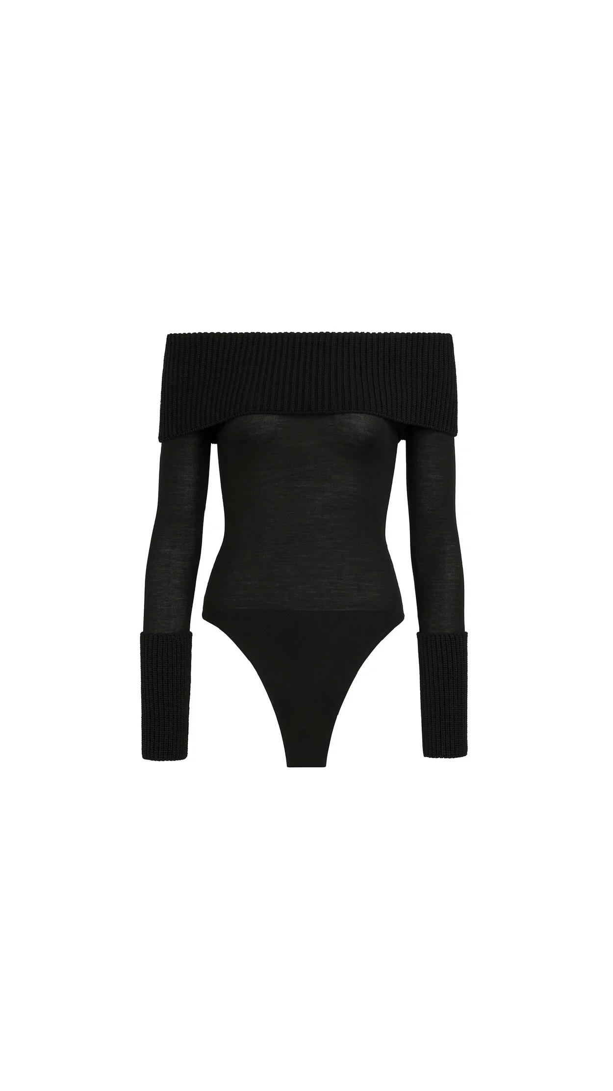 MERINO OFF-SHOULDER BODYSUIT - 1