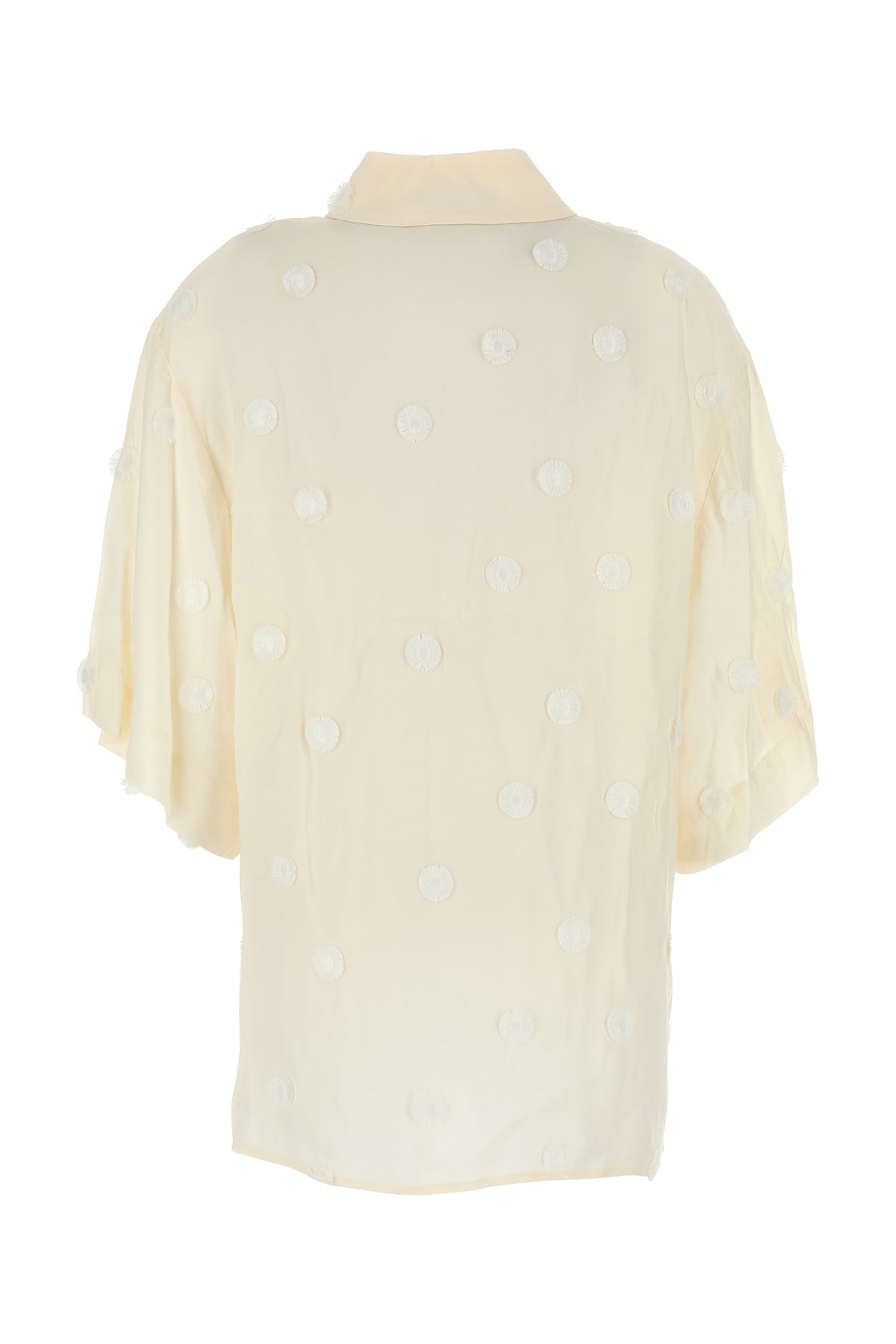 Ivory viscose Ottilie shirt - 2