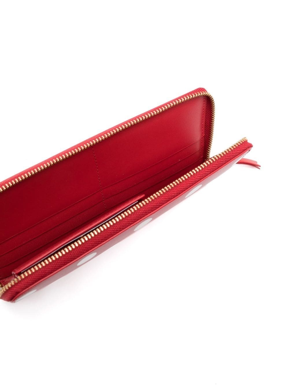 polka dot calf-leather wallet - 3
