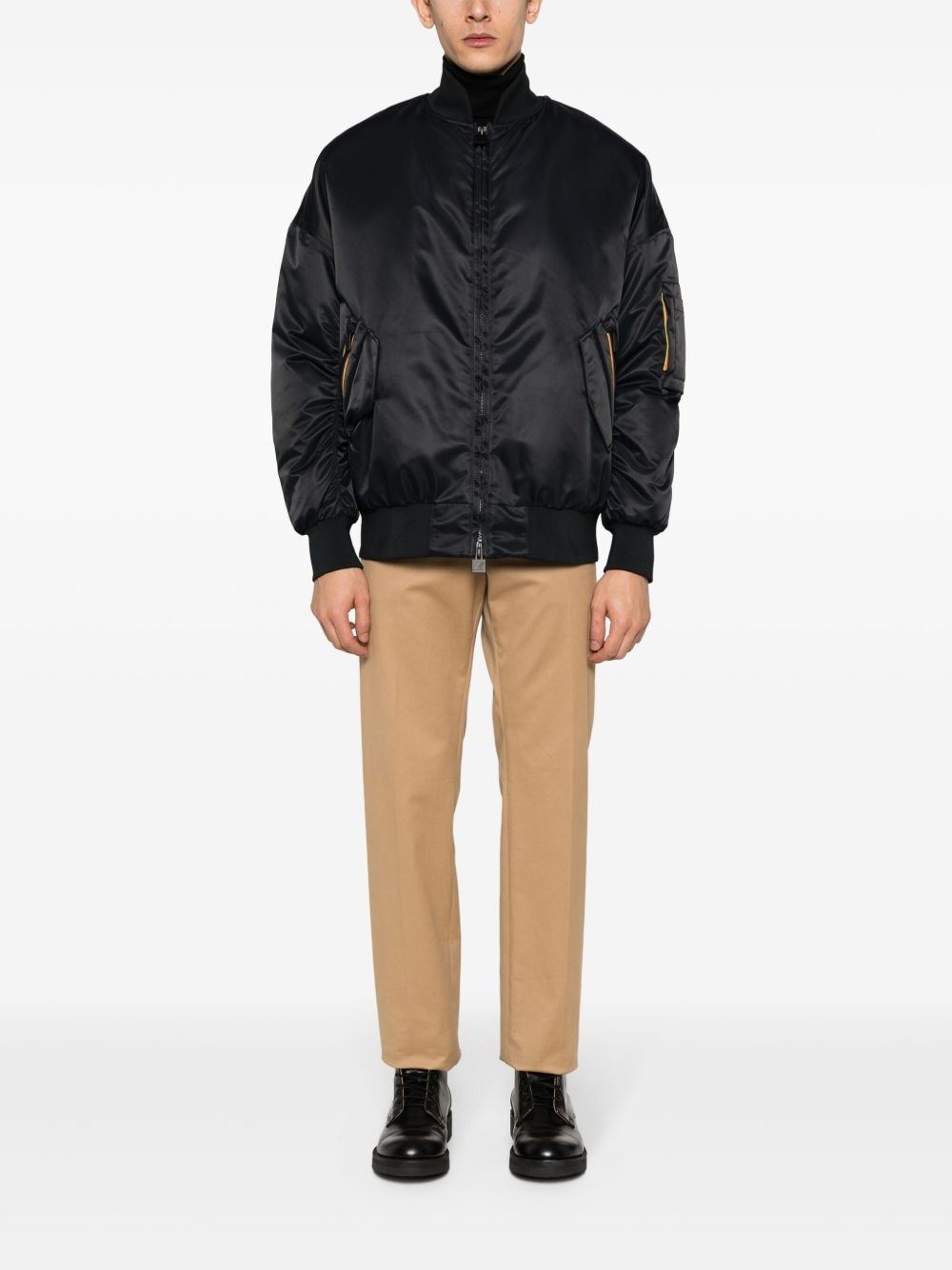 Londony satin-finish bomber jacket - 2