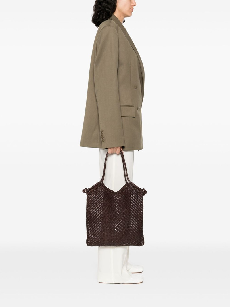 DRAGON DIFFUSION leather tote bag outlook