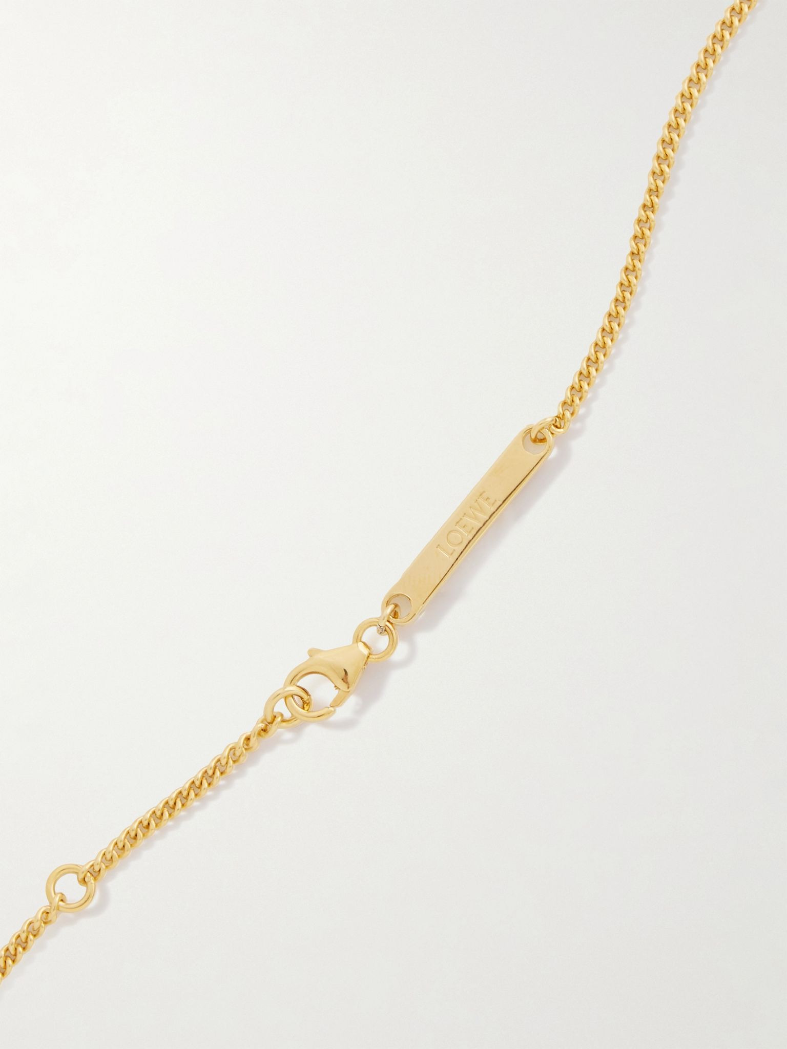 Anagram Pebble gold-tone necklace Gold - 3