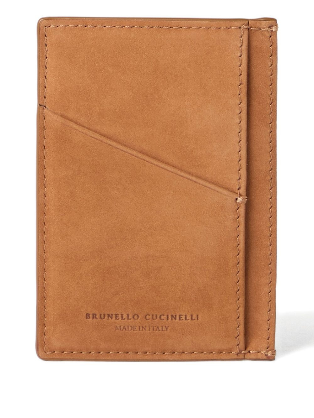embossed leather card holder - 2