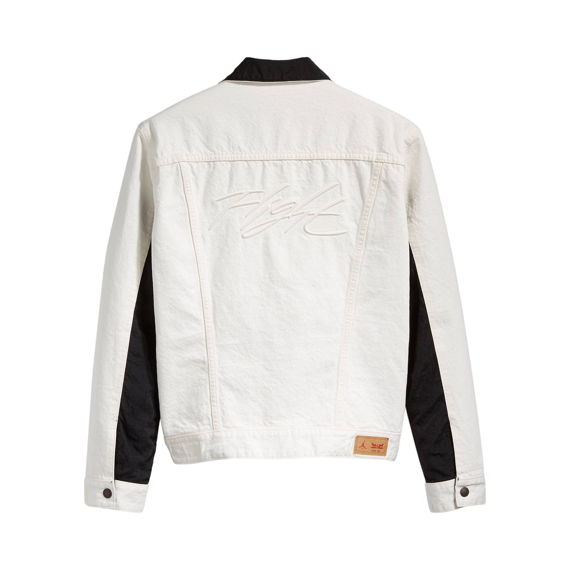 Air Jordan x Levi's Reversible Denim Trucker Jacket 'White' - 2