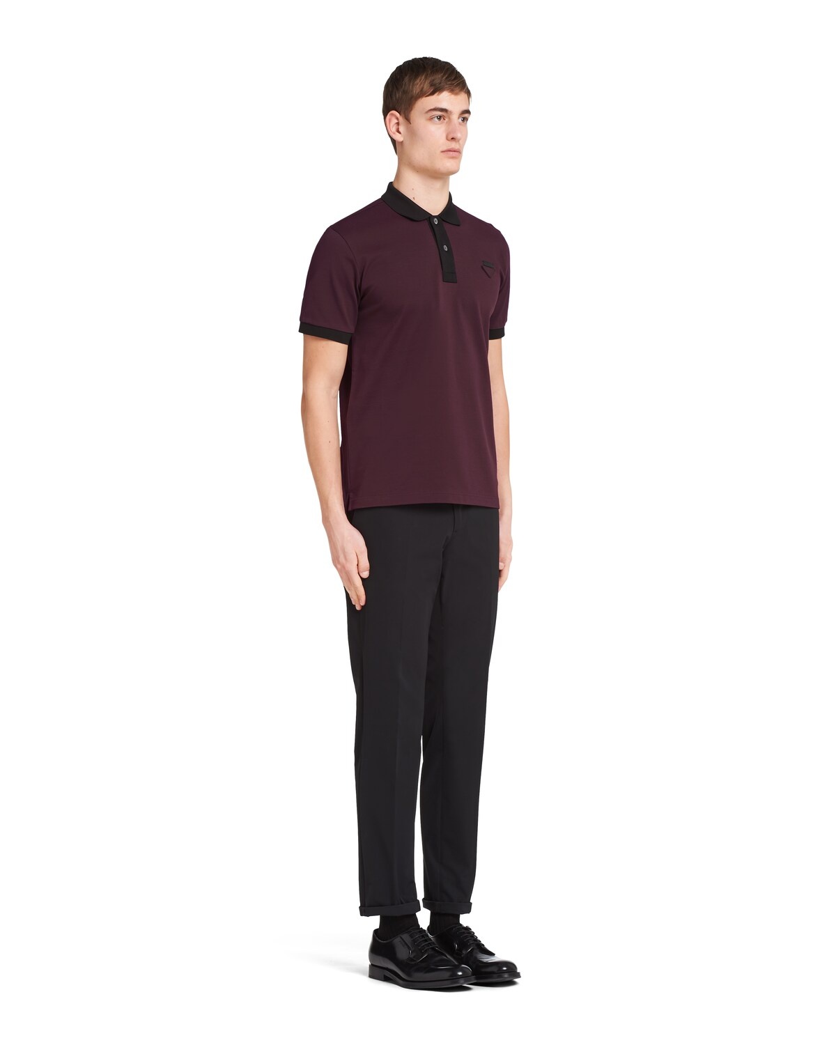 Two-tone piqué polo shirt - 3