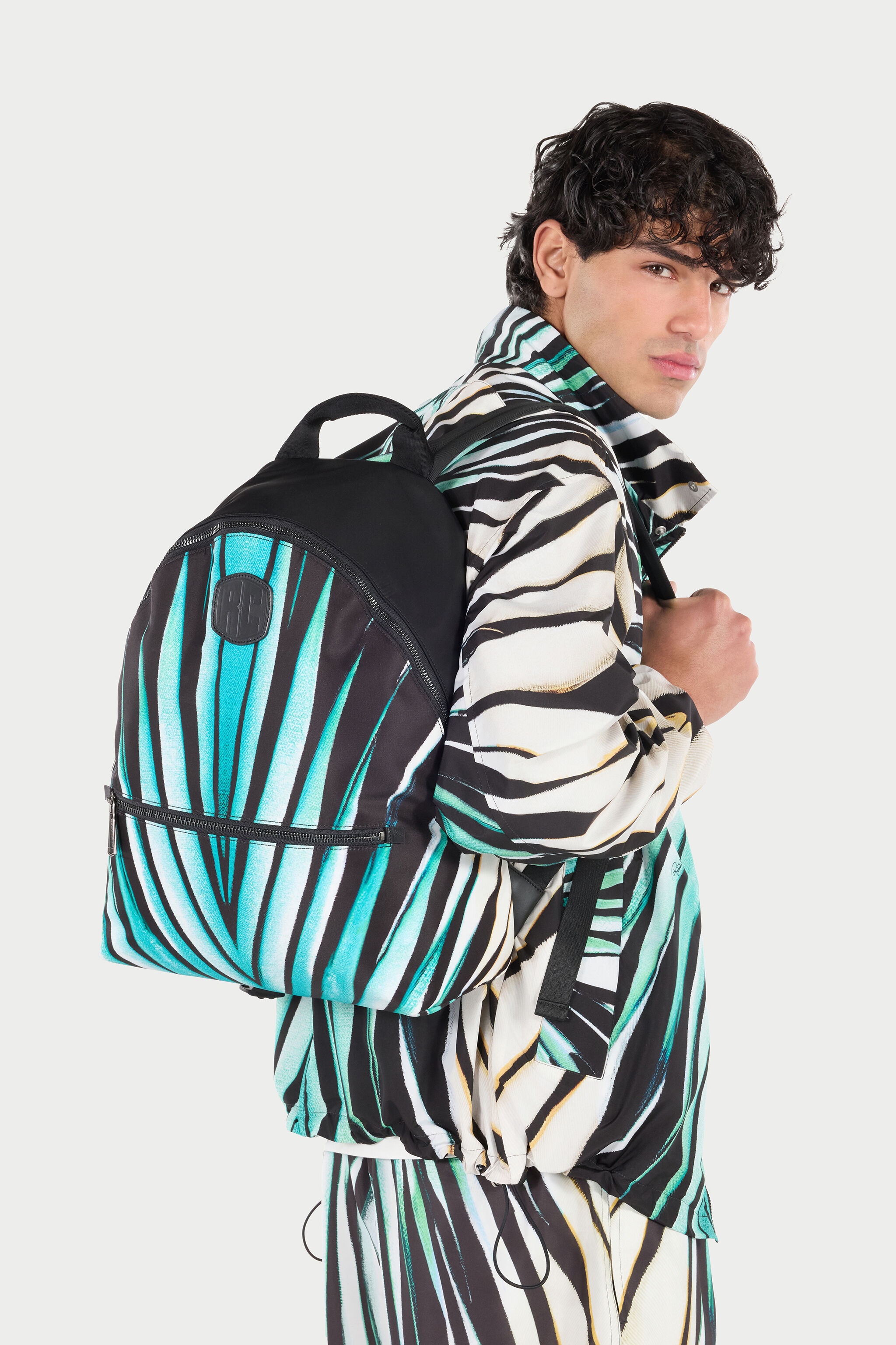 Ray Of Sea Print Backpack - 2