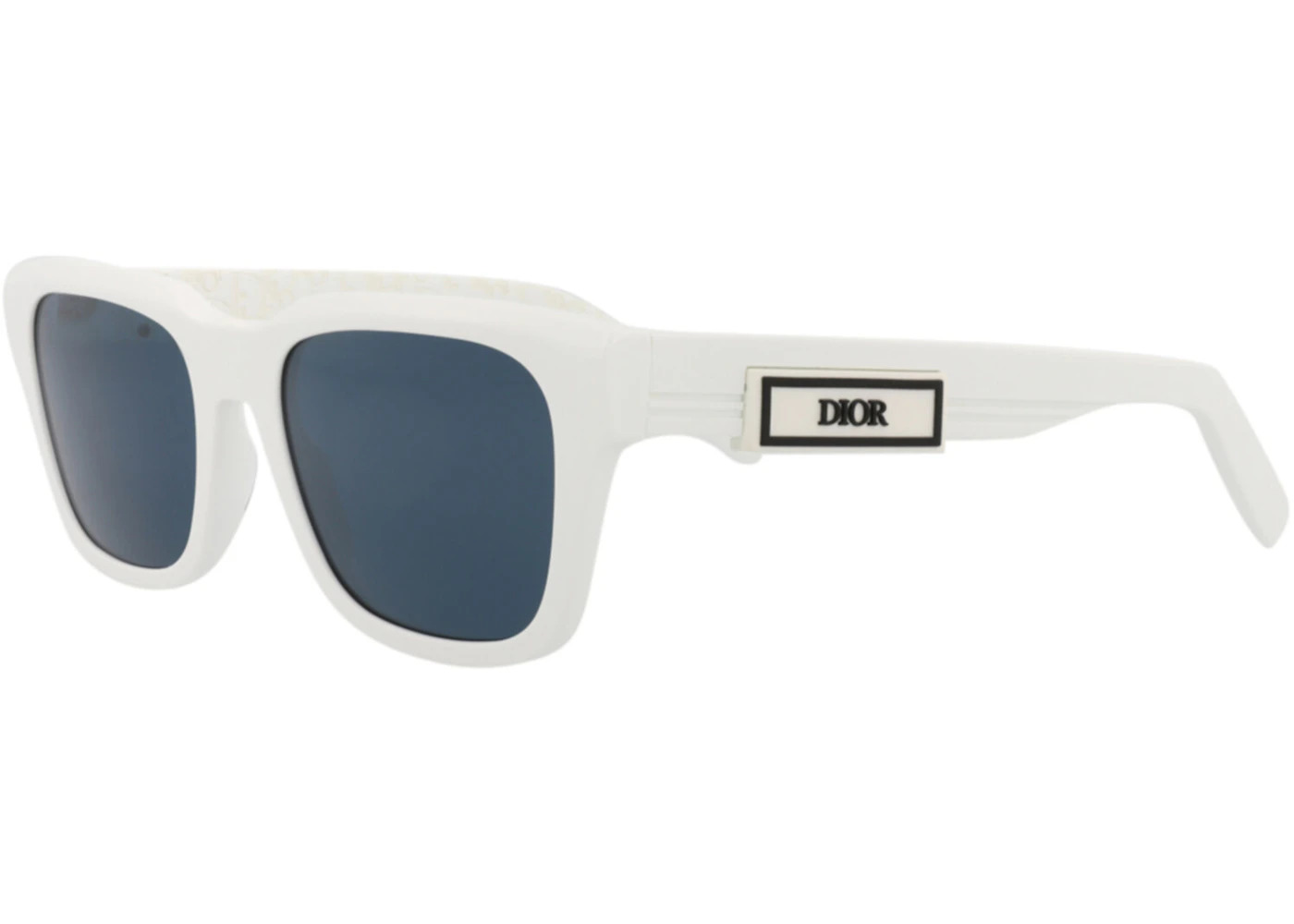 Dior Square-Frame Acetate Sunglasses White White Blue (DM40052I-53-24V) - 2