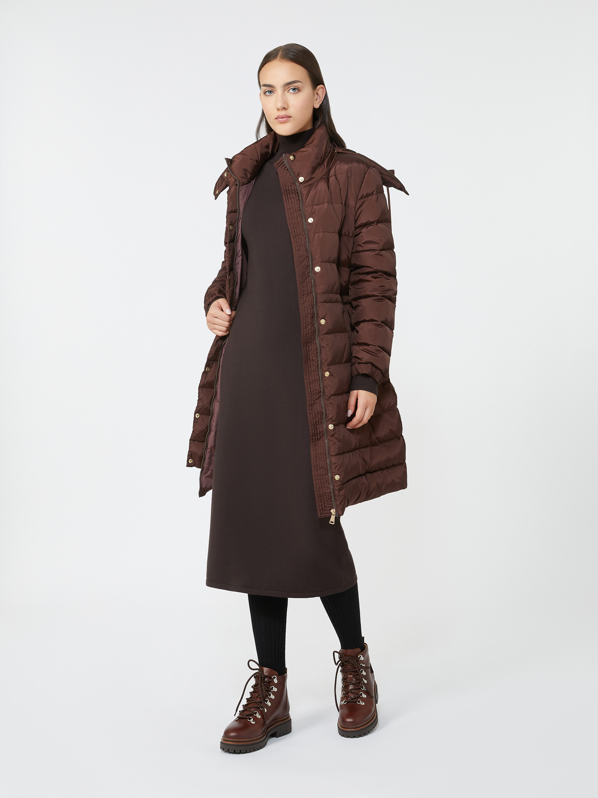 CERBERO Slim-fit down jacket in water-repellent taffeta - 2