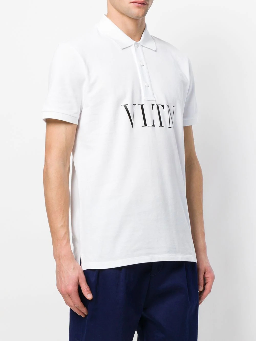 VLTN print polo shirt - 3